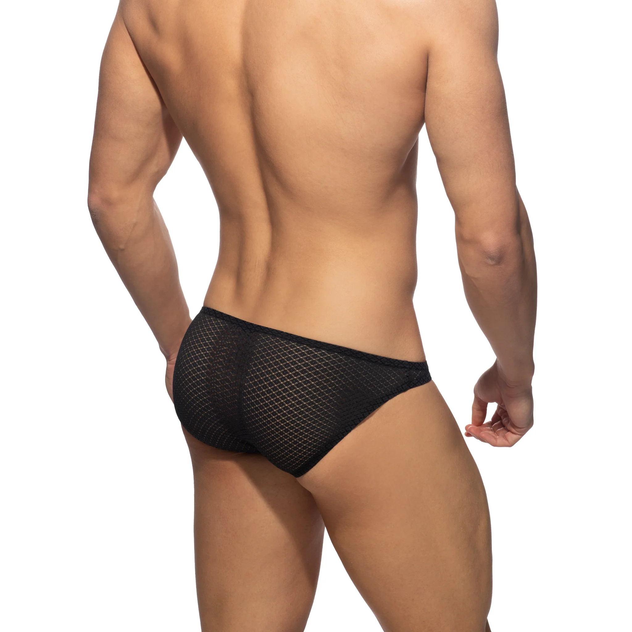 Addicted Fantasy Diamond Bikini Brief Black AD1083 - Image 3