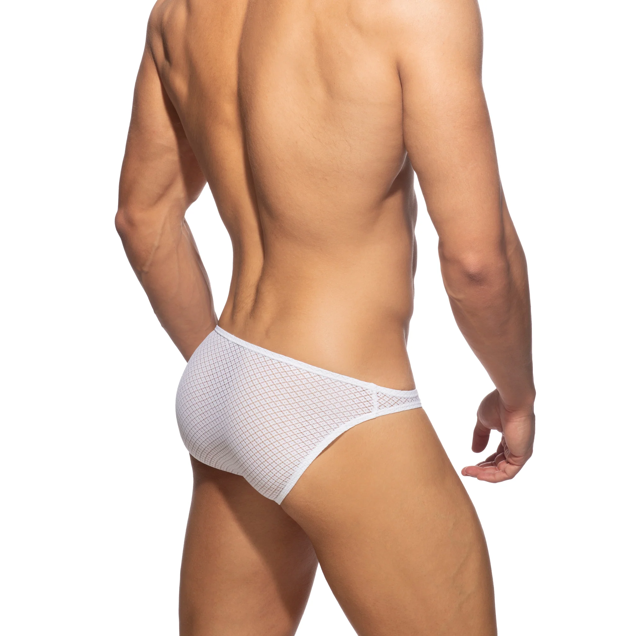 Addicted Fantasy Diamond Bikini Brief White AD1083 - Image 3