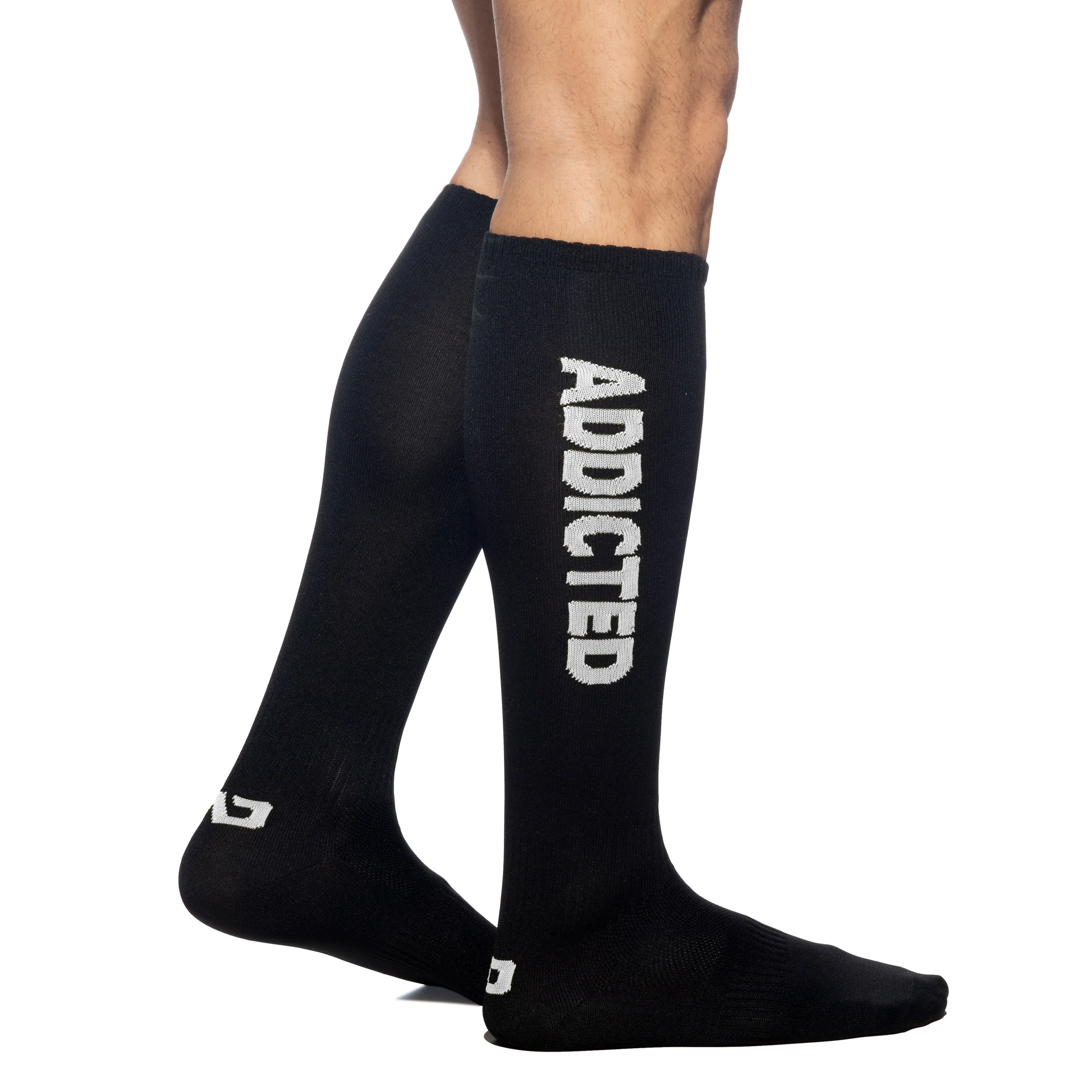 Addicted Fetish Socks Black AD381 - Image 3