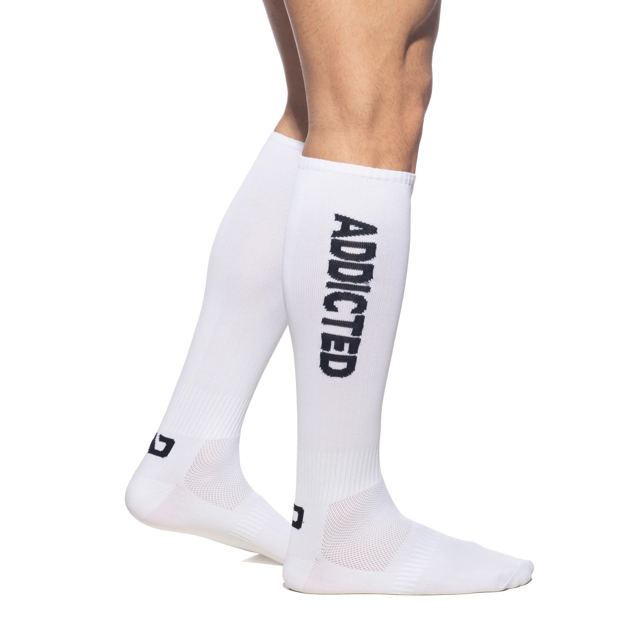 Addicted Fetish Socks White AD381 - Image 3