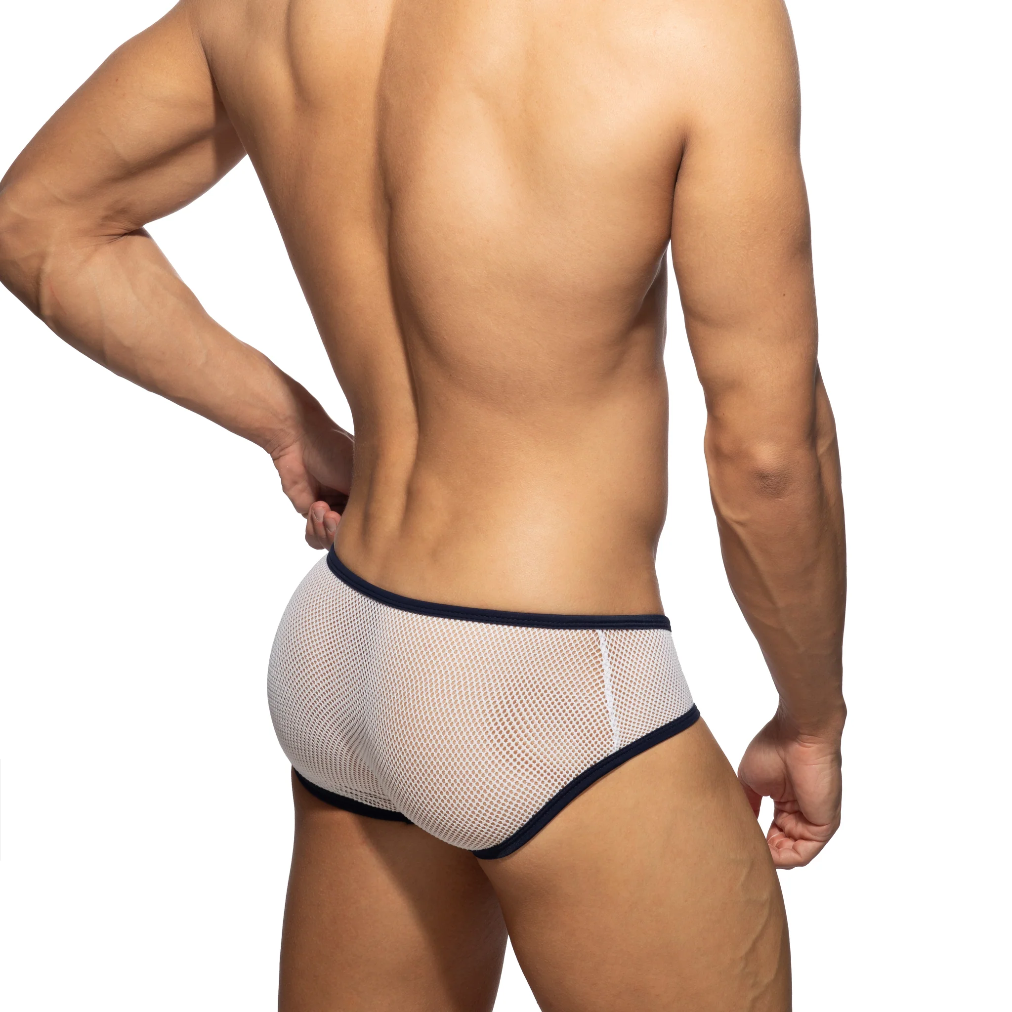 Addicted Fever Mesh Brief White AD1335 - Image 3