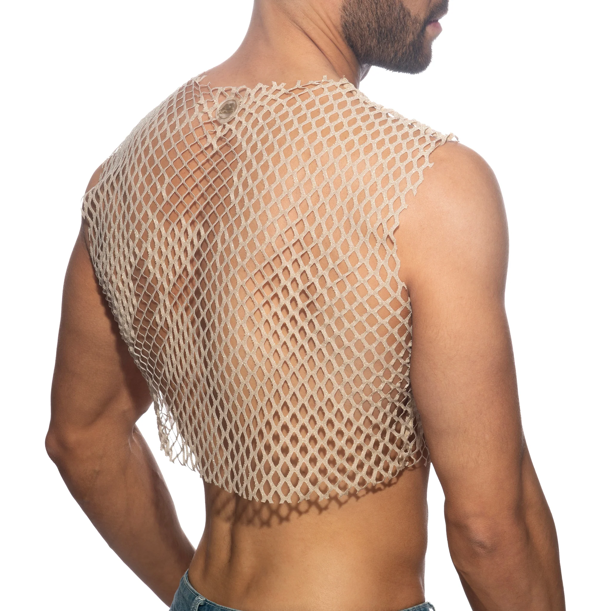 Addicted Flamboyant Crop Top Beige ADP12 - Image 3