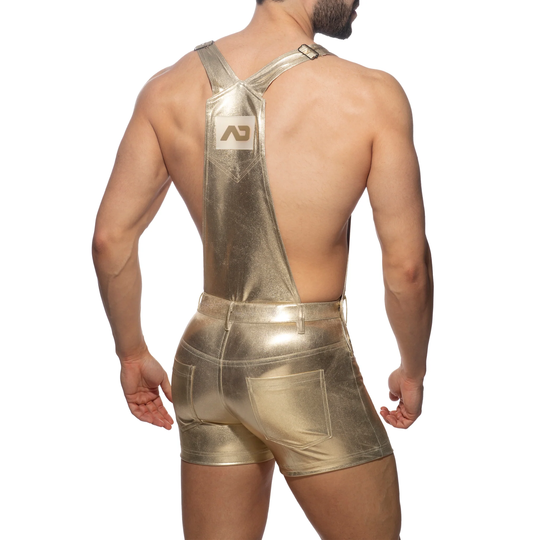 Addicted Gold & Silver Overalls Gold AD1171 - Image 3