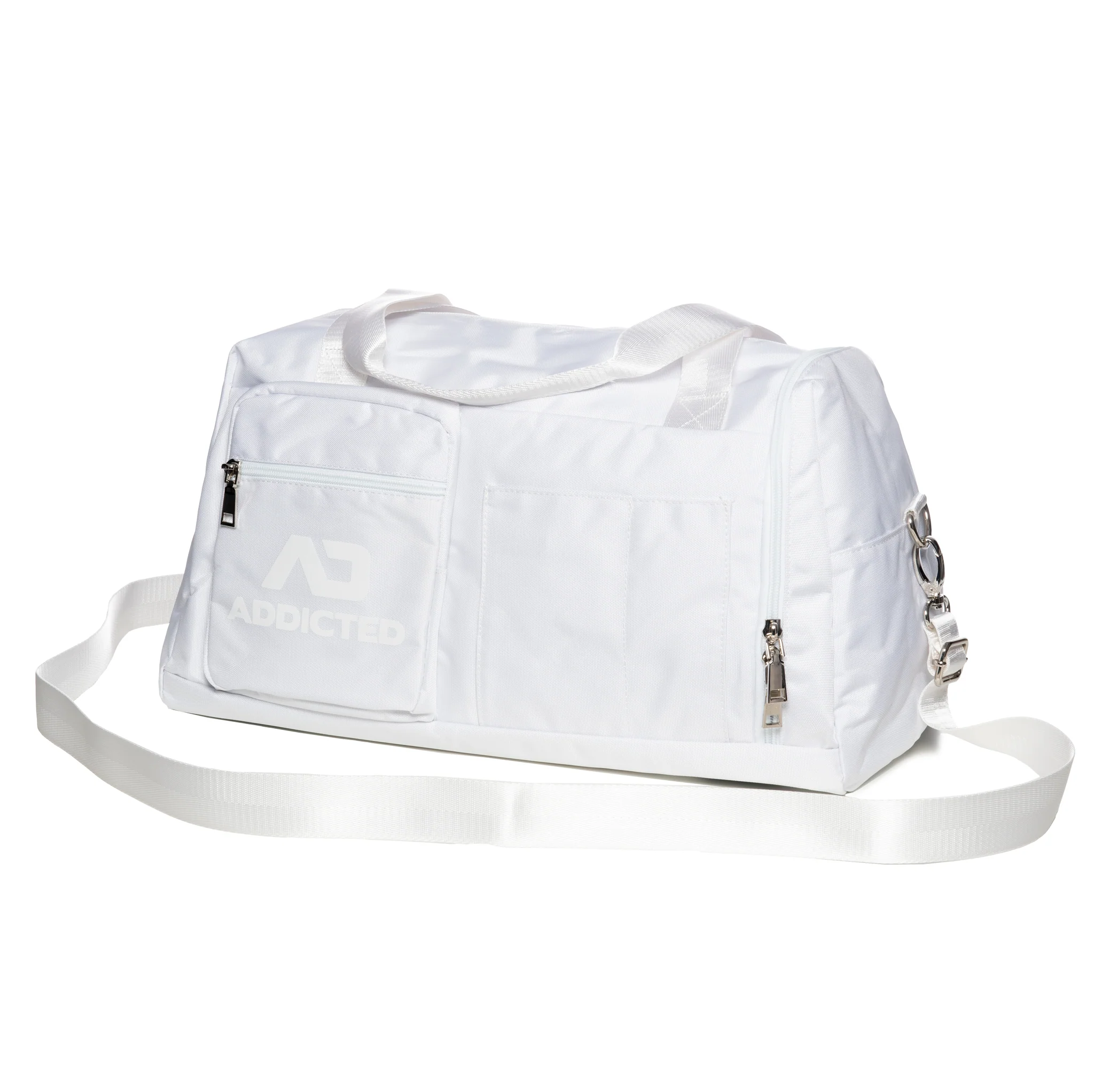Addicted Gym Bag White AD1075 - Image 2