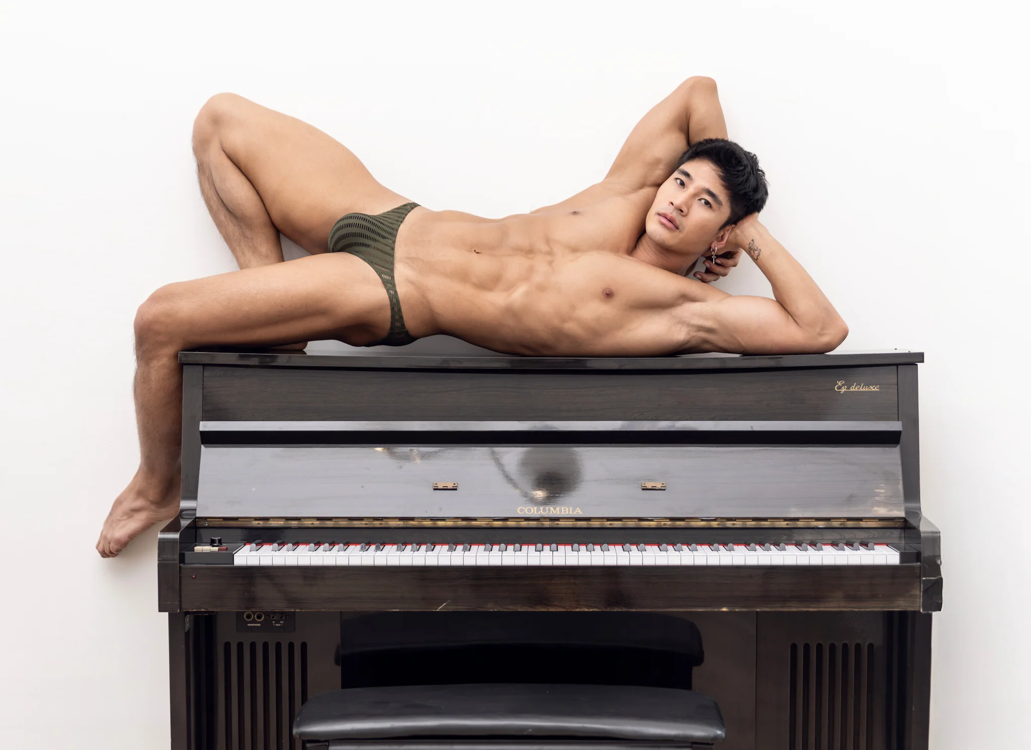 Addicted Horny Bikini Brief Khaki AD1356 - Image 5