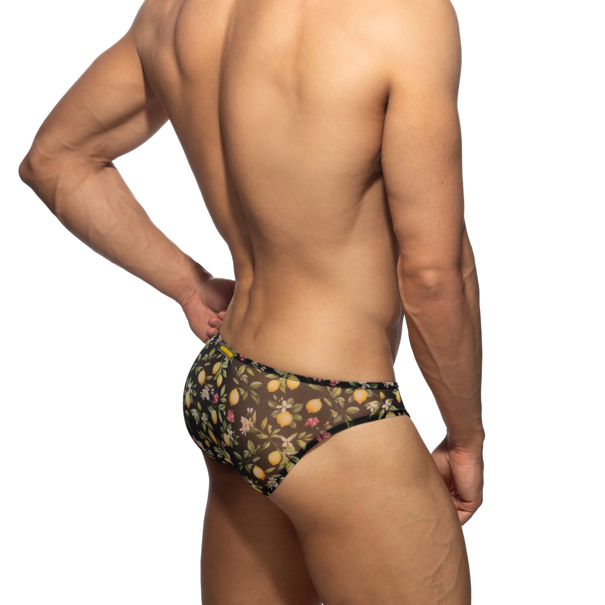 Addicted Lemon Garden Bikini Brief Black AD1371 - Image 3