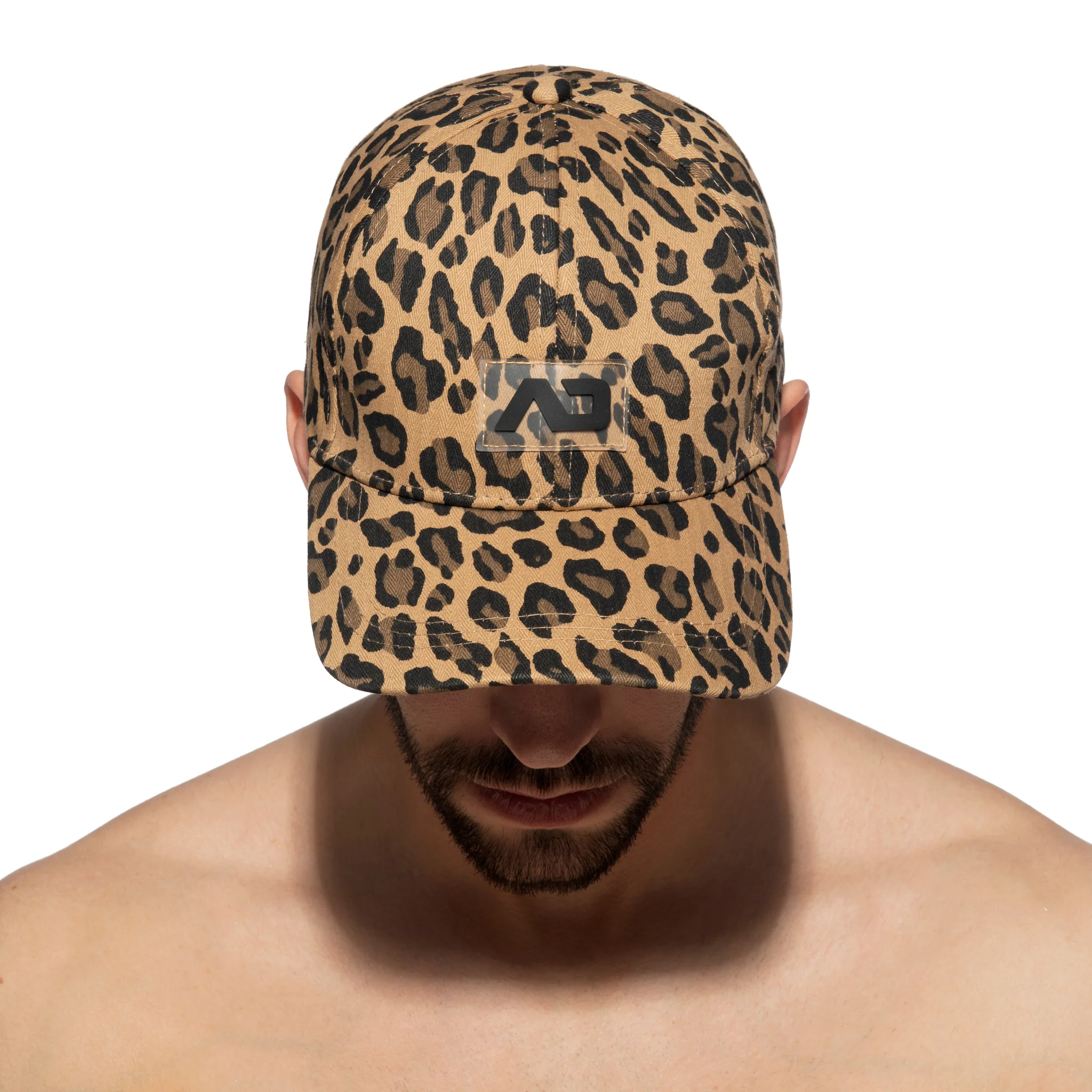 Addicted Leopard Print Cap Brown AD1197 - Image 2