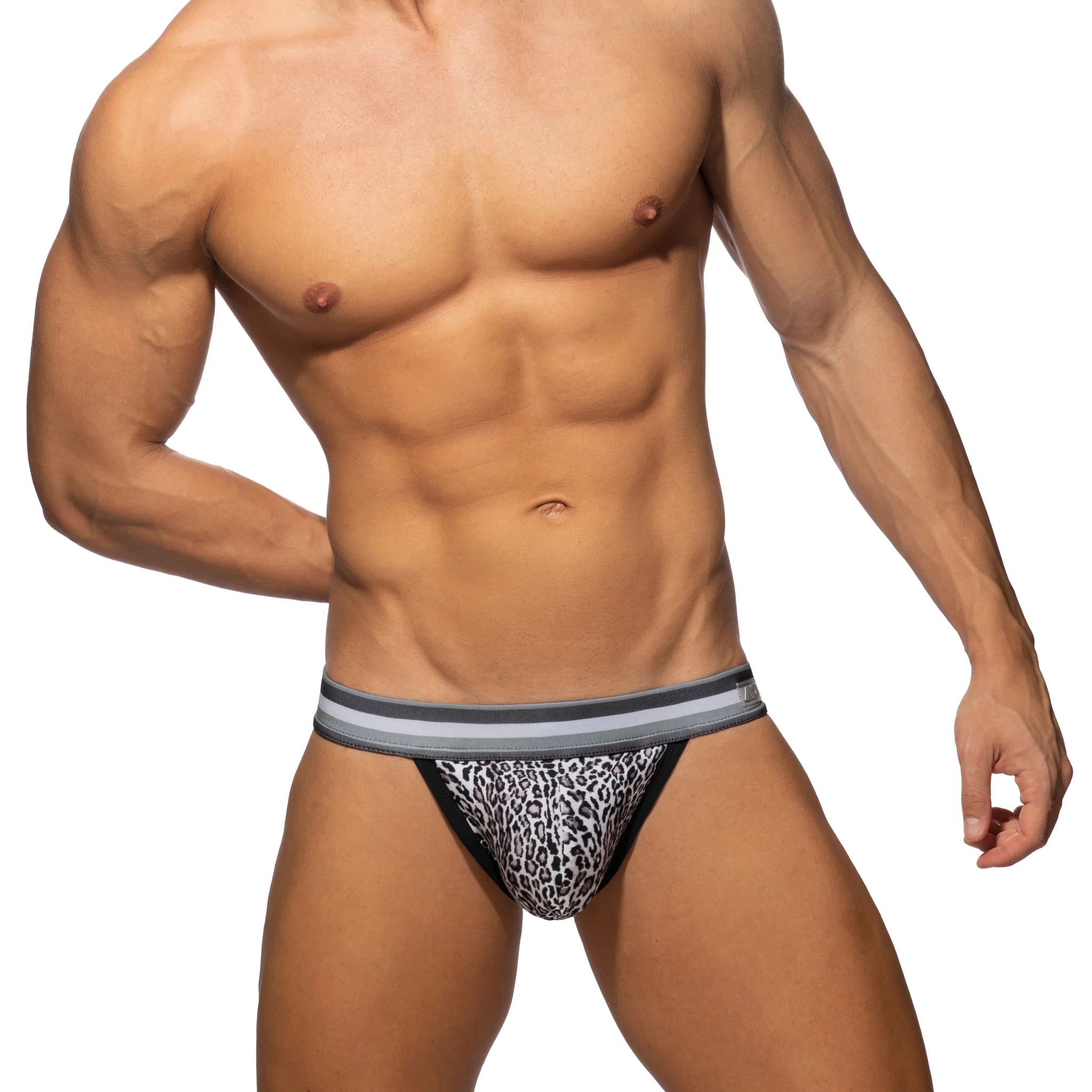 Addicted Leopard Stripes Ass Freedom Charcoal ADS269 - Image 2