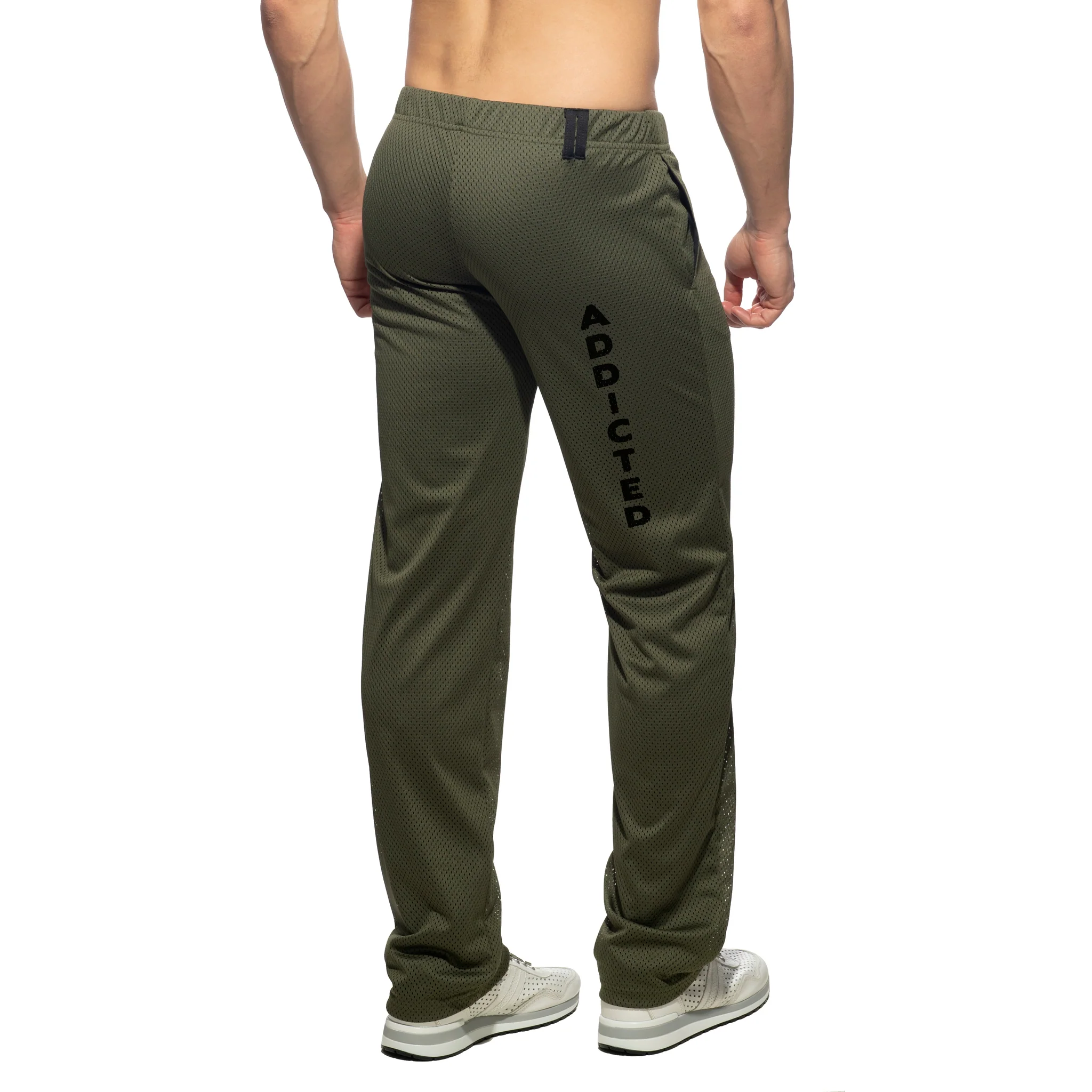 Addicted Loop-Mesh Pant Khaki AD356 - Image 3