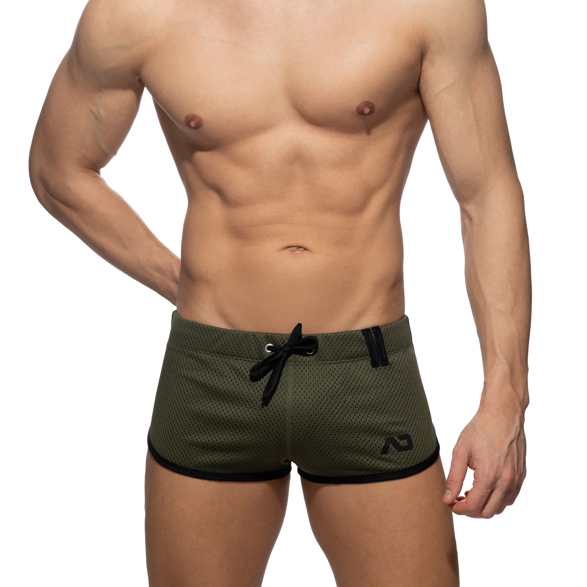 Addicted Loop-Mesh Short Khaki AD358 - Image 2