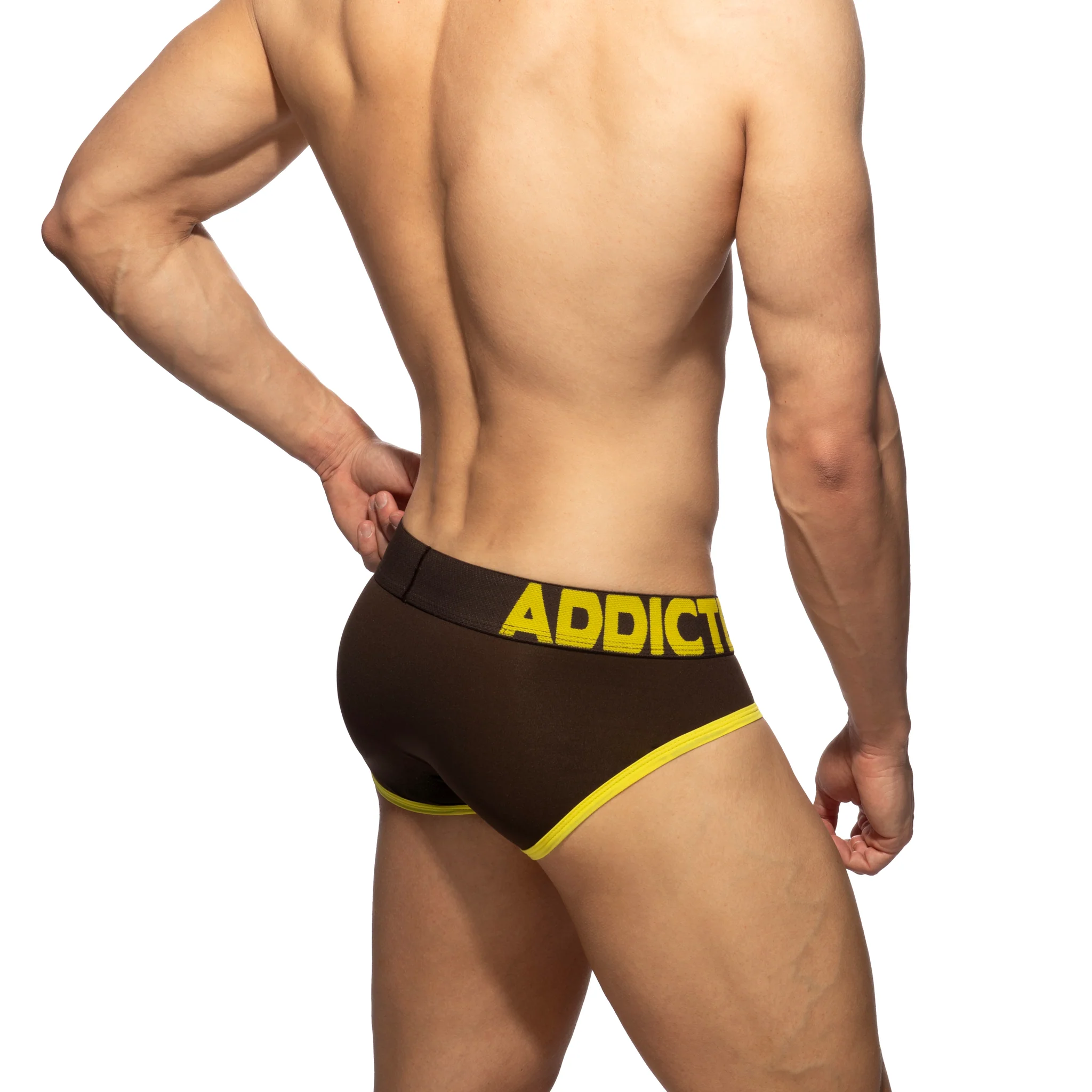 Addicted Naked Feeling Brief Brown AD1358 - Image 3
