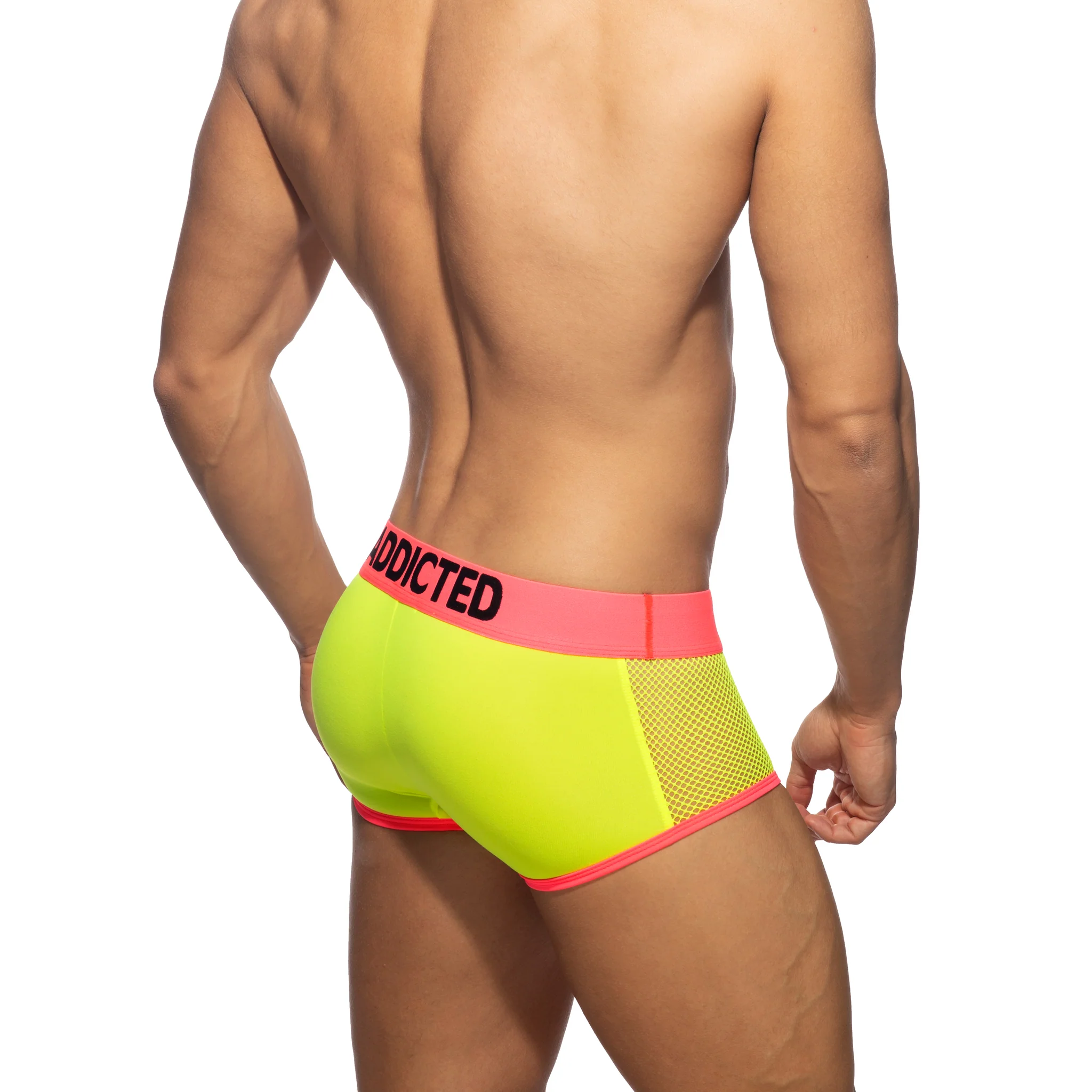 Addicted Neon Mesh Trunk Neon Yellow AD1219 - Image 3
