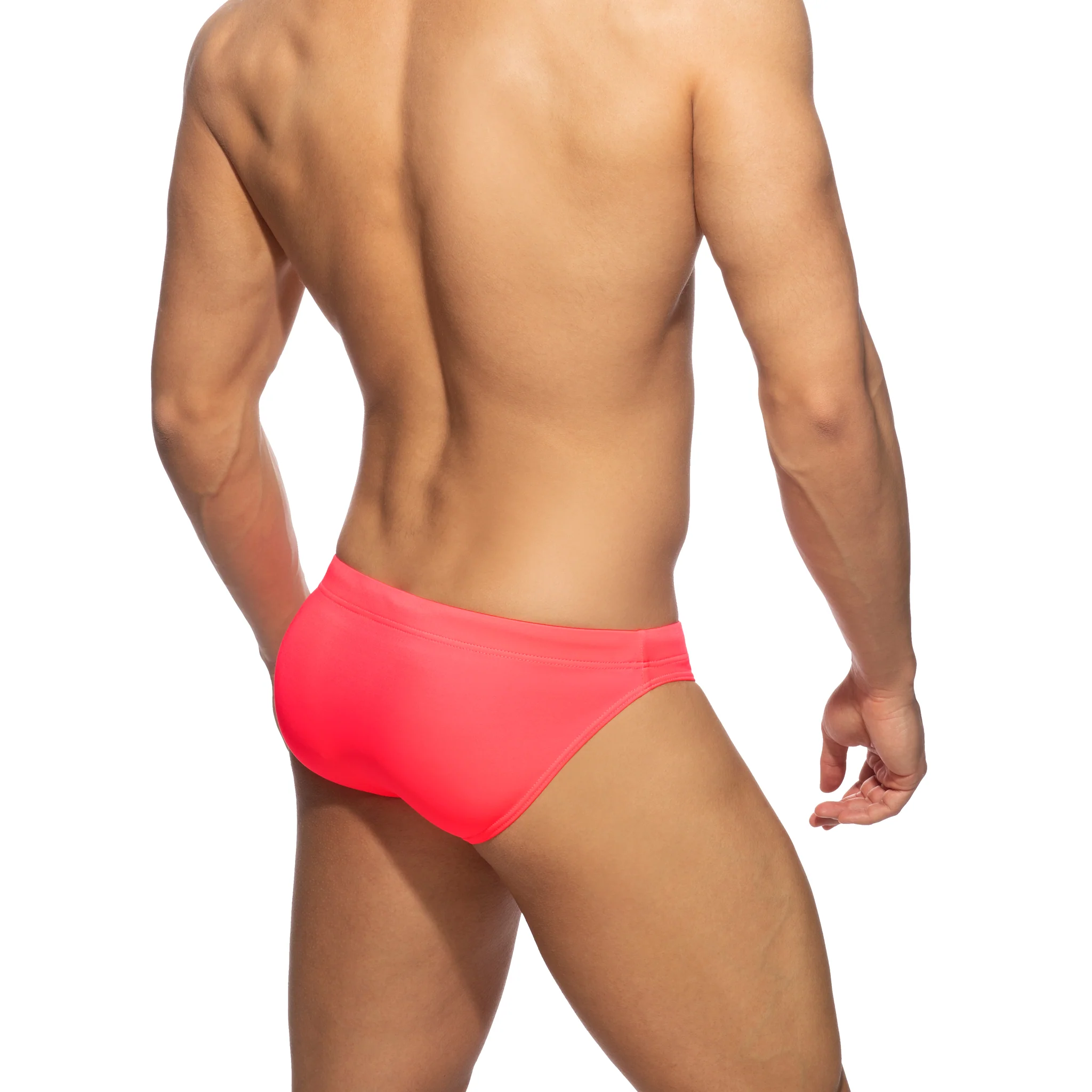 Addicted Neon Swim Bikini Brief Neon Pink ADS284 - Image 3