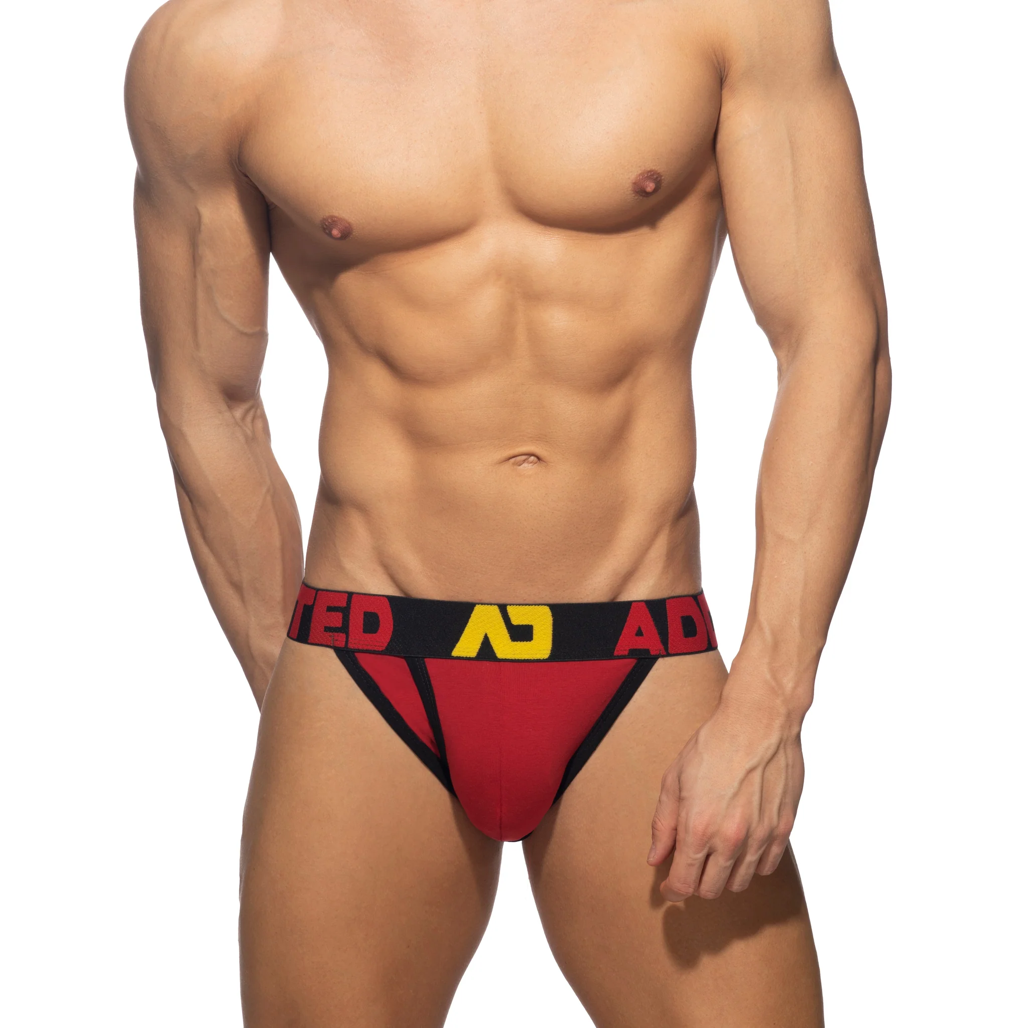 Addicted Open Fly Cotton Bikini Black AD1204 - Image 2