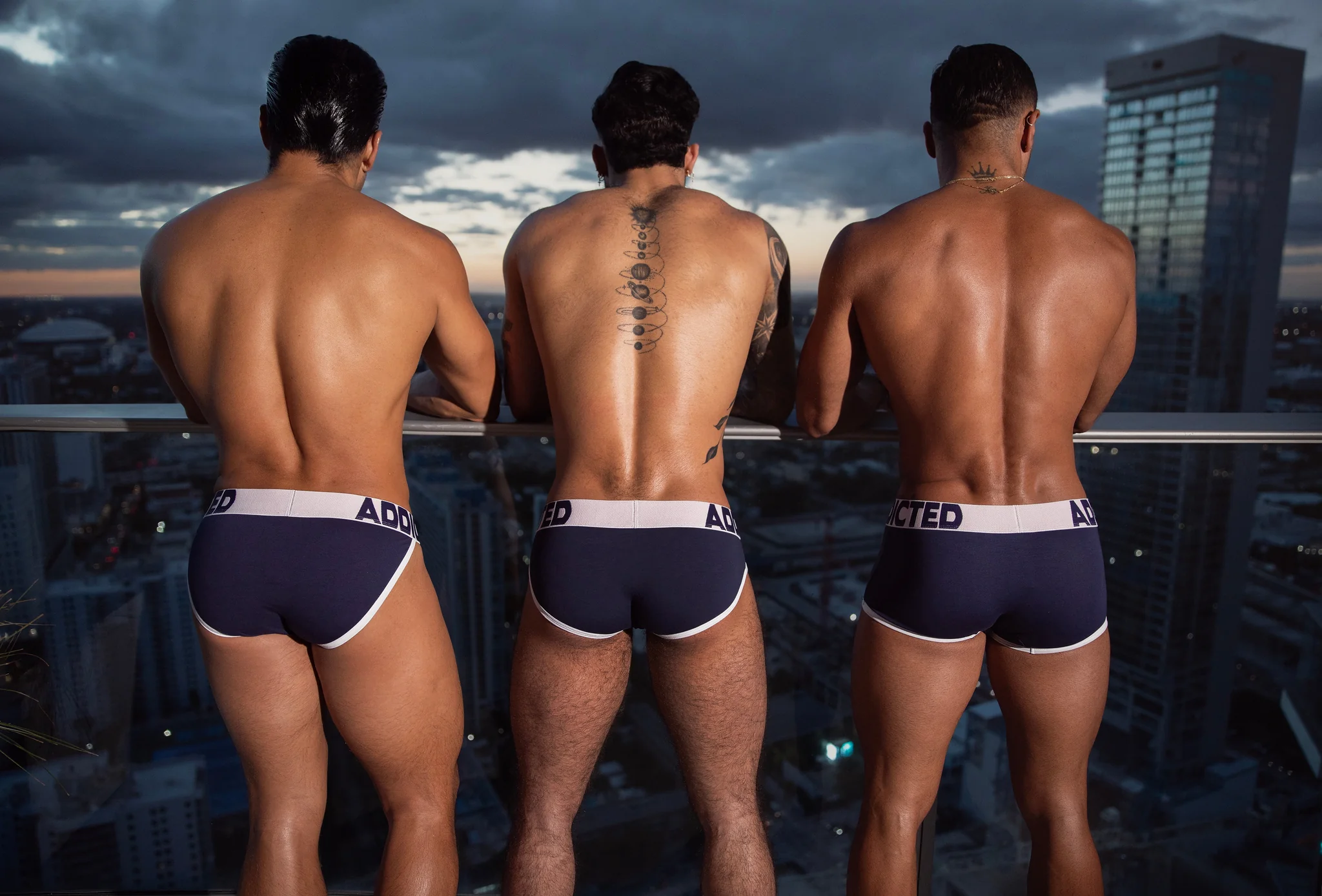 Addicted Open Fly Cotton Trunk White AD1203 - Image 5