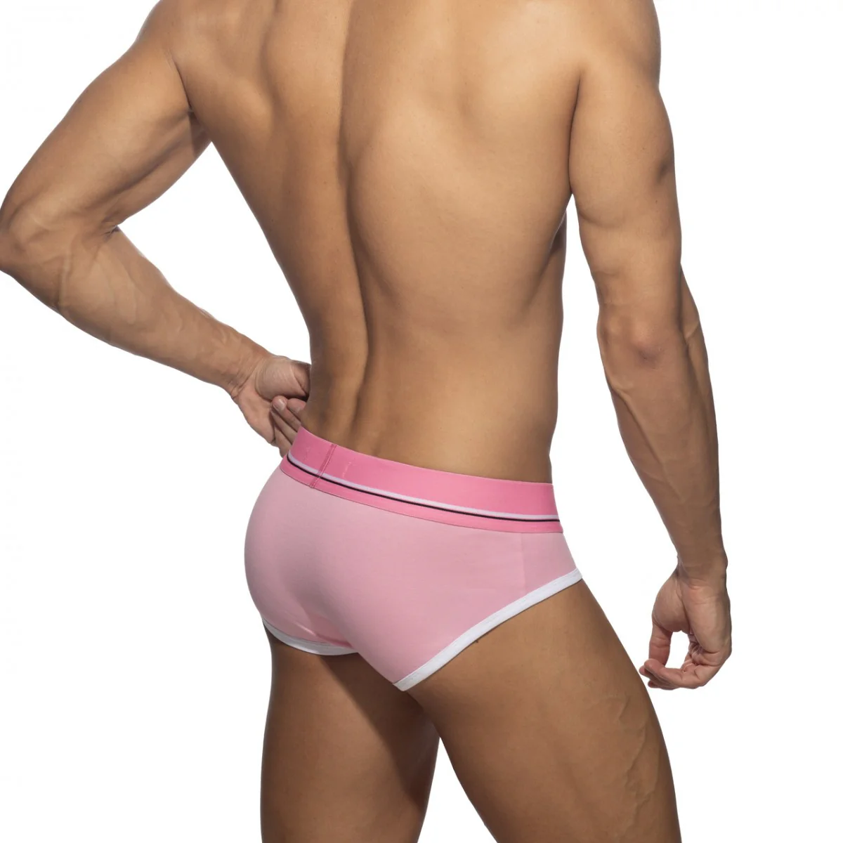 Addicted Pink Cotton Brief Pink AD2289 - Image 3