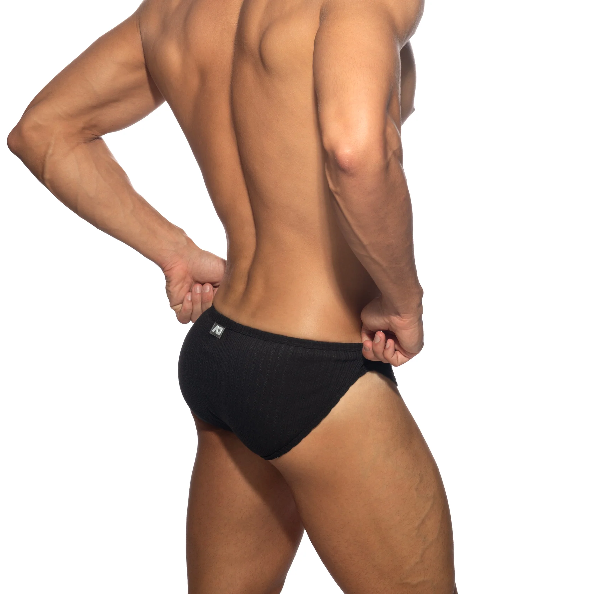 Addicted Puff Bikini Brief Black AD1379 - Image 3