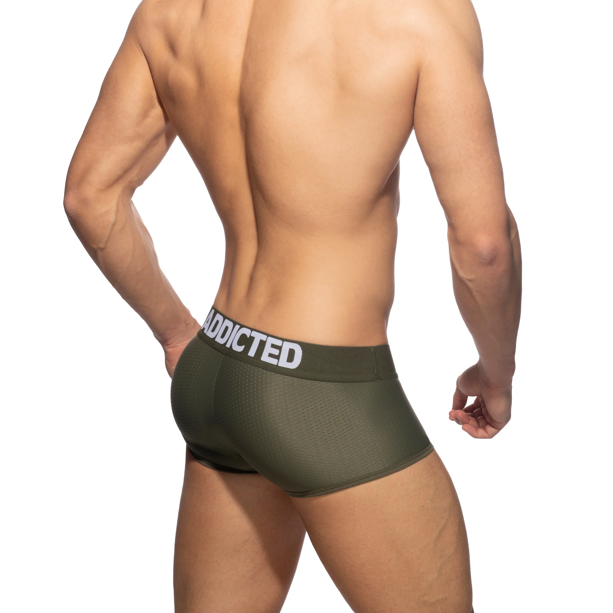 Addicted Push Up Mesh Trunk Khaki AD806 - Image 3