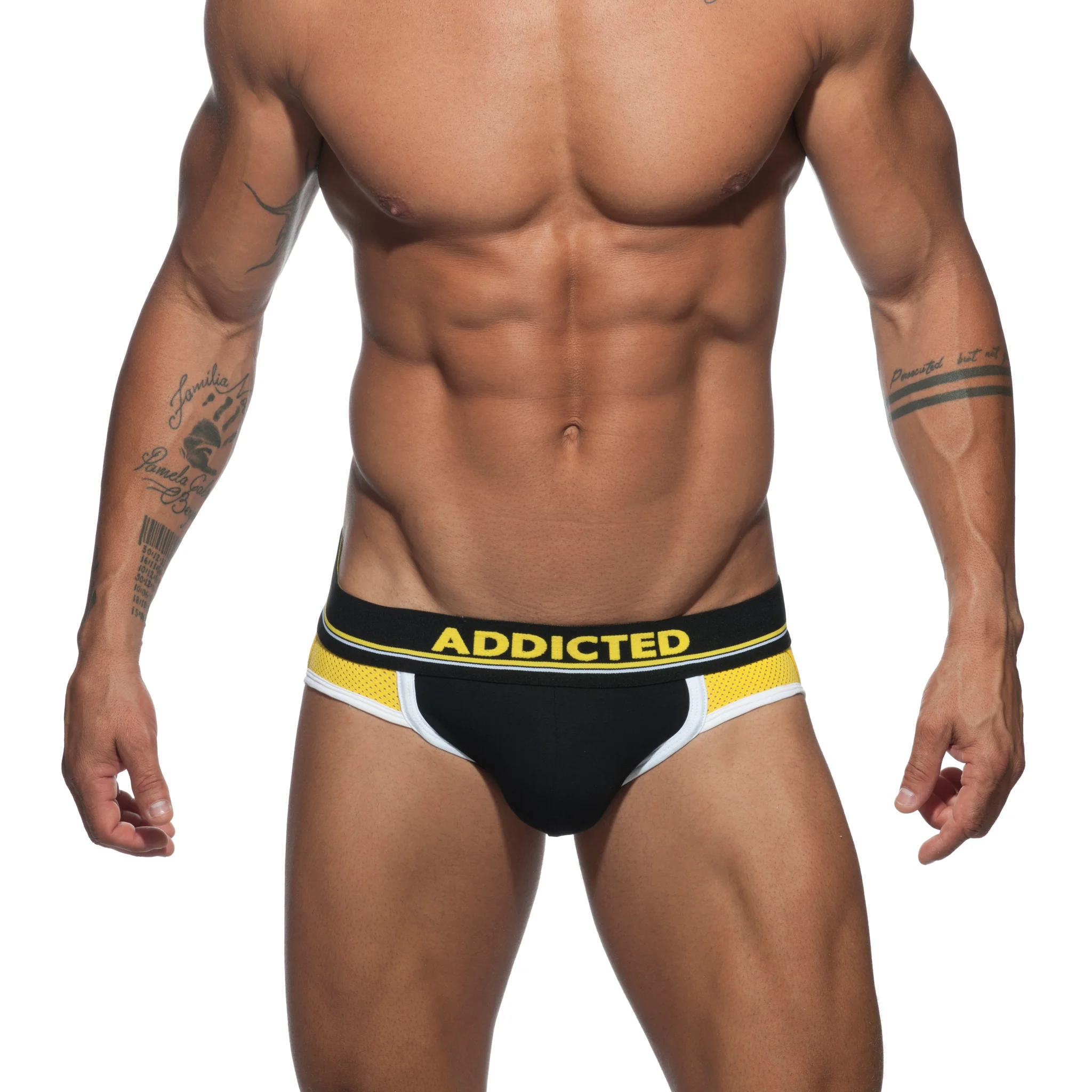 Addicted Push Up Sport Jock Black AD744 - Image 2