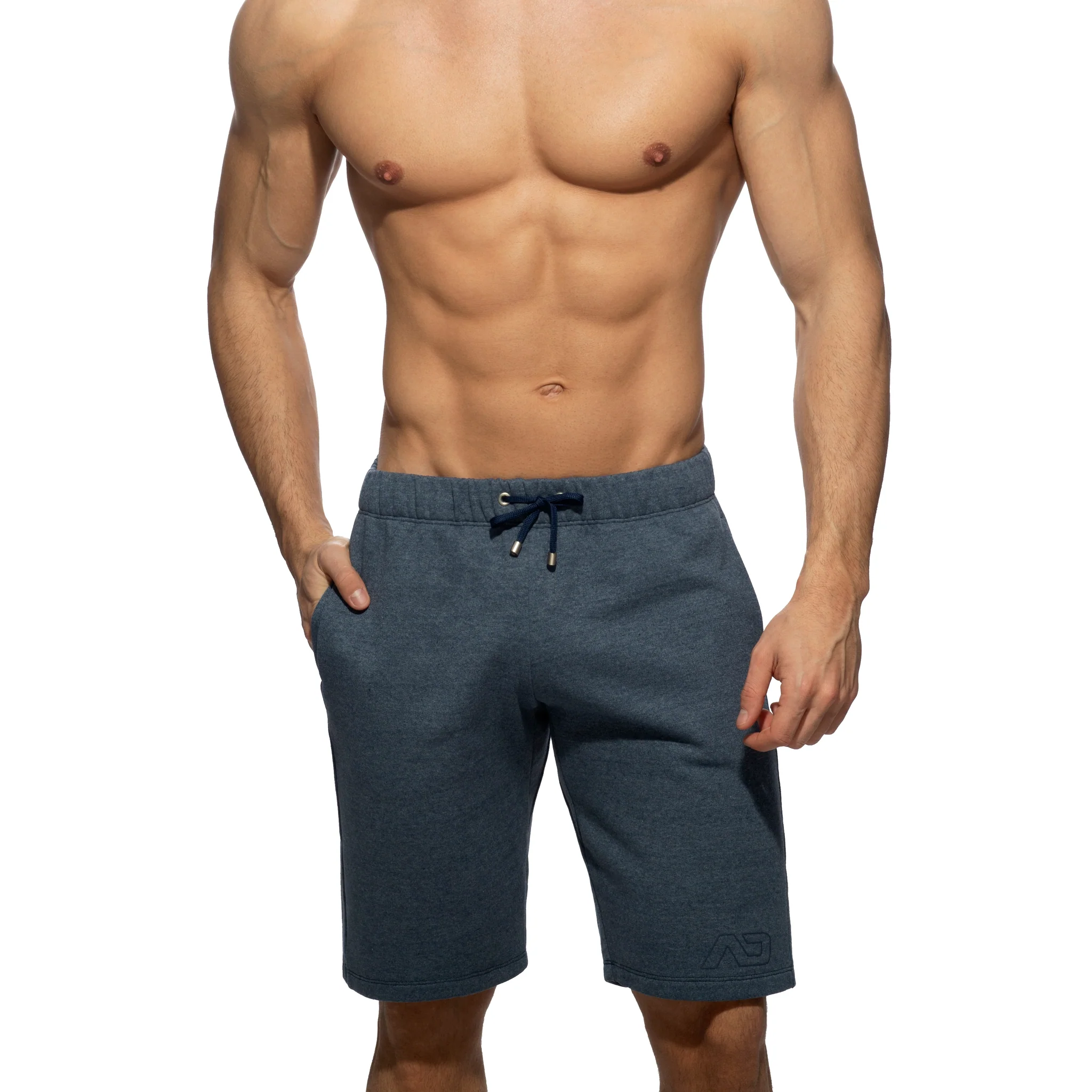 Addicted Recycled Cotton Bermudas Navy AD1230 - Image 2