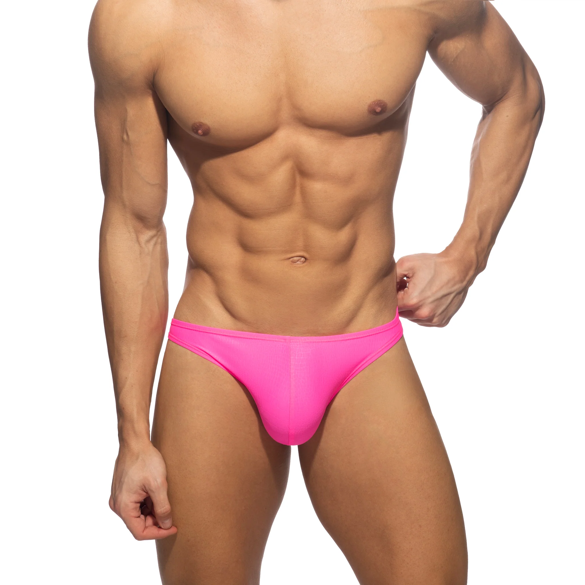 Addicted Reptile Bikini Brief Neon Pink ADP09 - Image 2