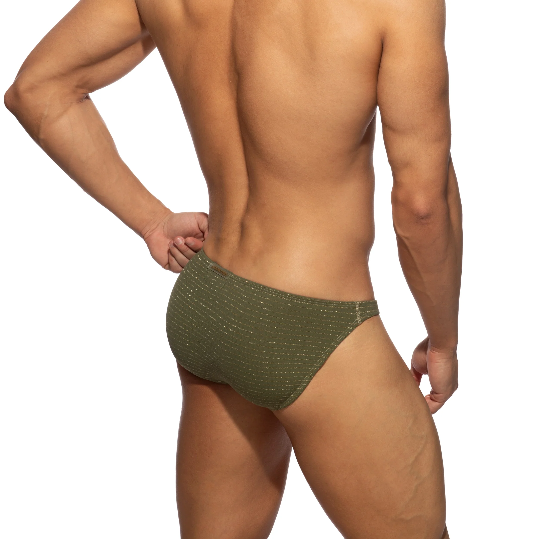Addicted Reversible Regal Bikini Brief Khaki ADS336 - Image 3