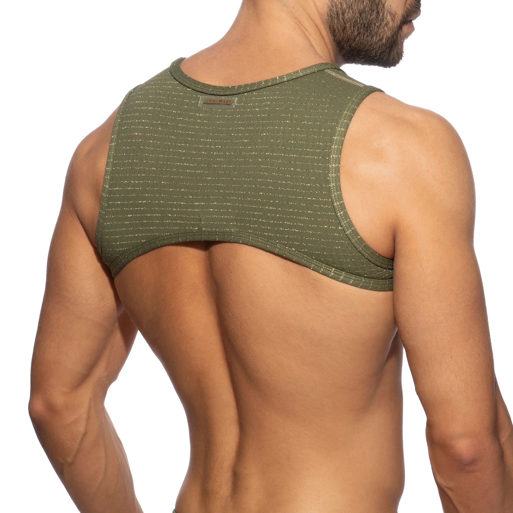 Addicted Reversible Regal Harness Khaki AD1304 - Image 3