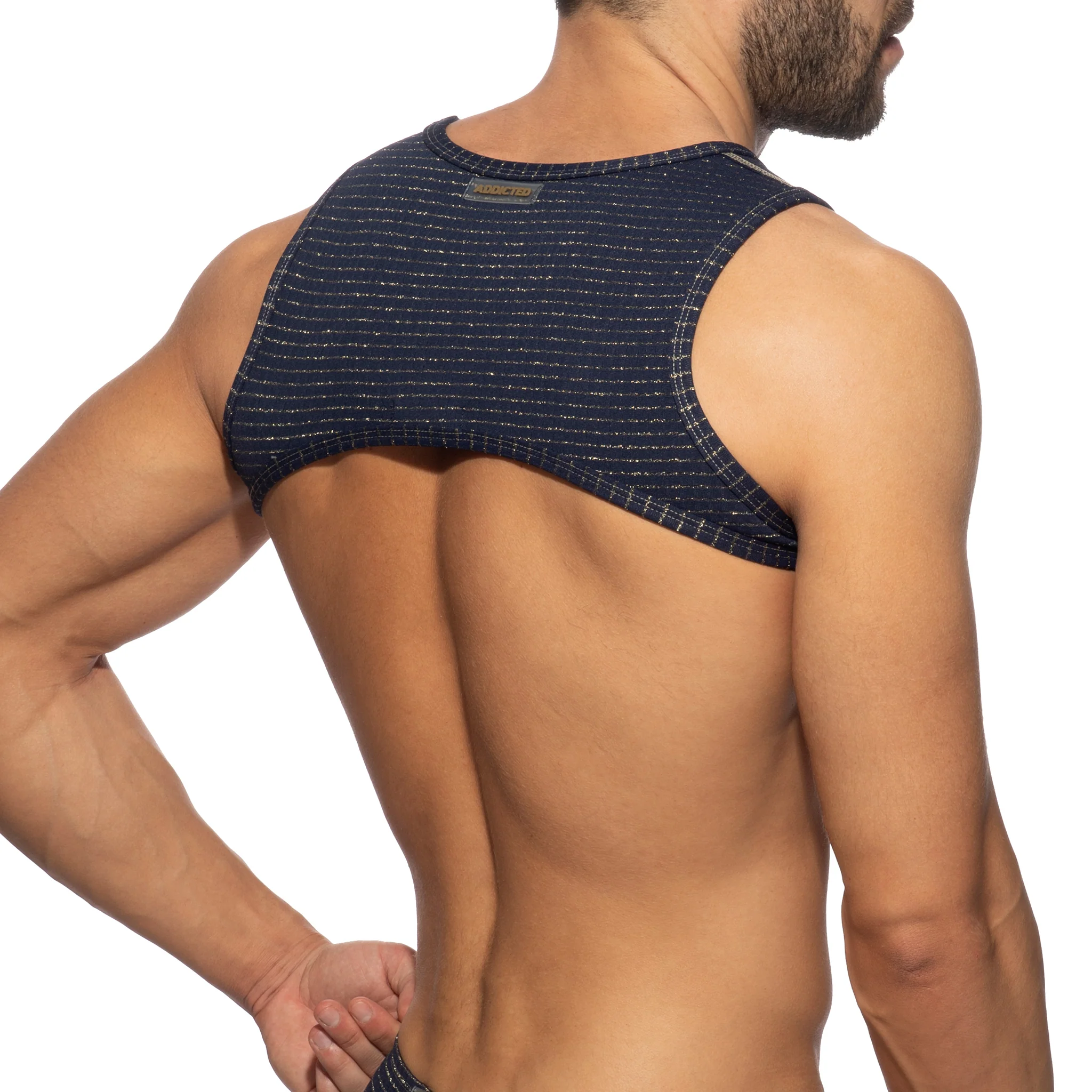 Addicted Reversible Regal Harness Navy AD1304 - Image 3