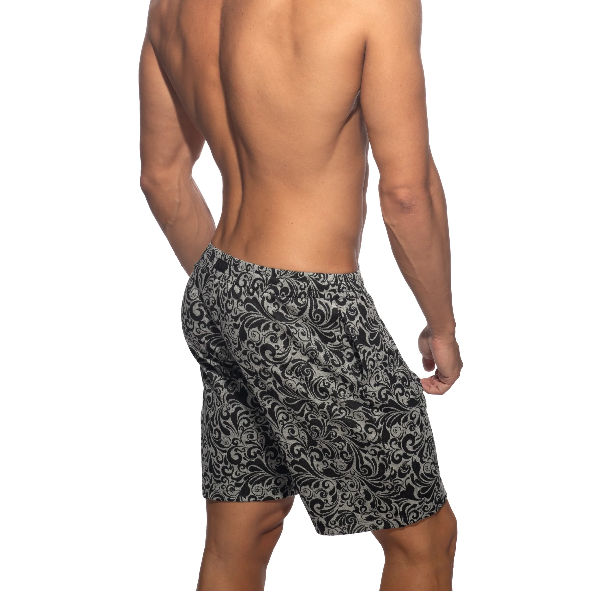 Addicted Rococo Bermuda Shorts Charcoal AD1382 - Image 3