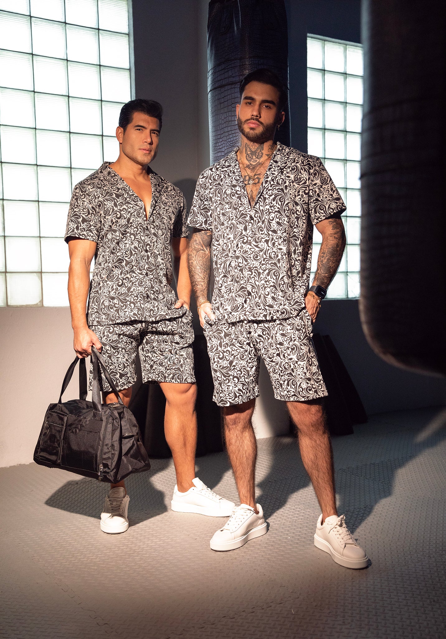 Addicted Rococo Shirt Charcoal AD1381 - Image 6