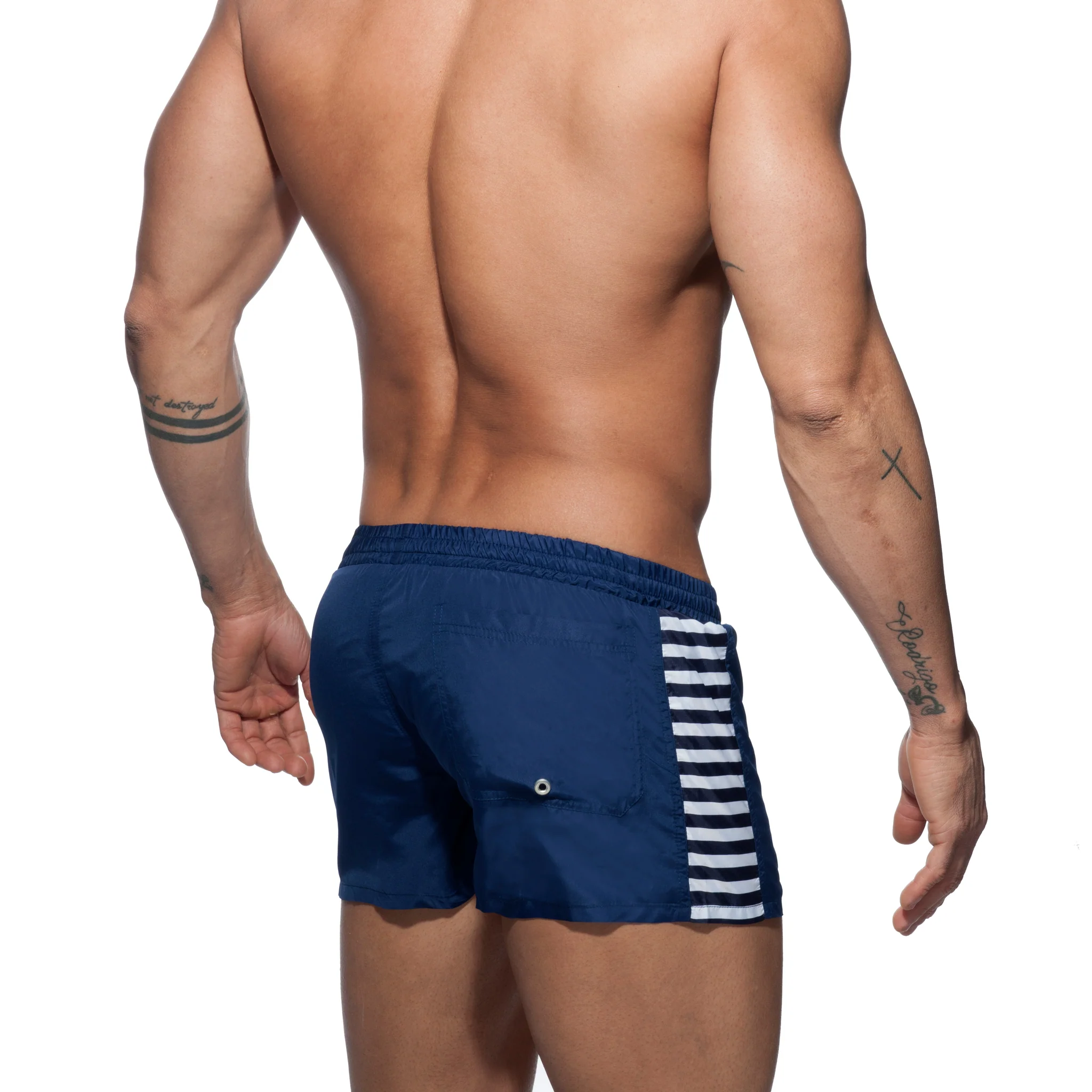 Addicted Sailor Stripes Short Navy ADS177 - Image 3