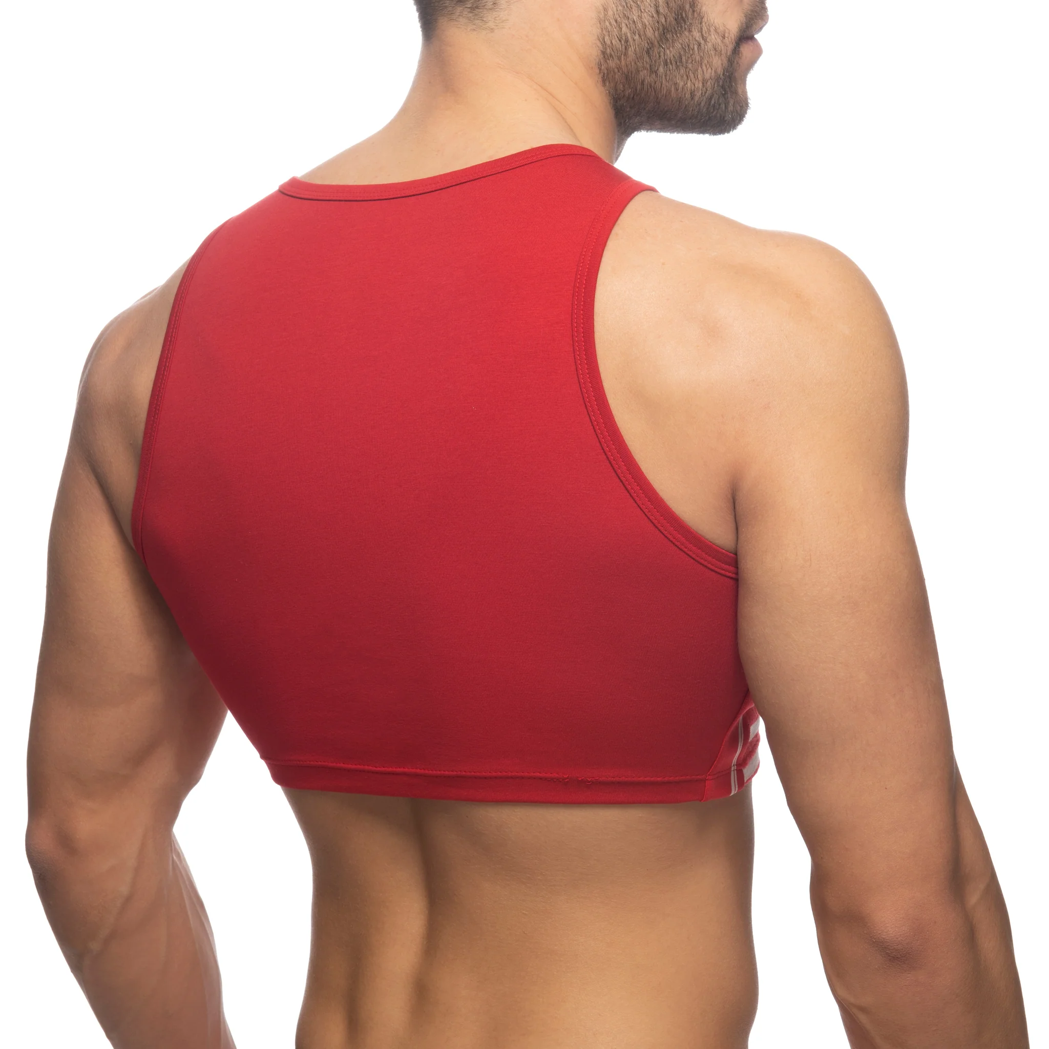 Addicted Sailor Velvet Crop Top Red AD944 - Image 3