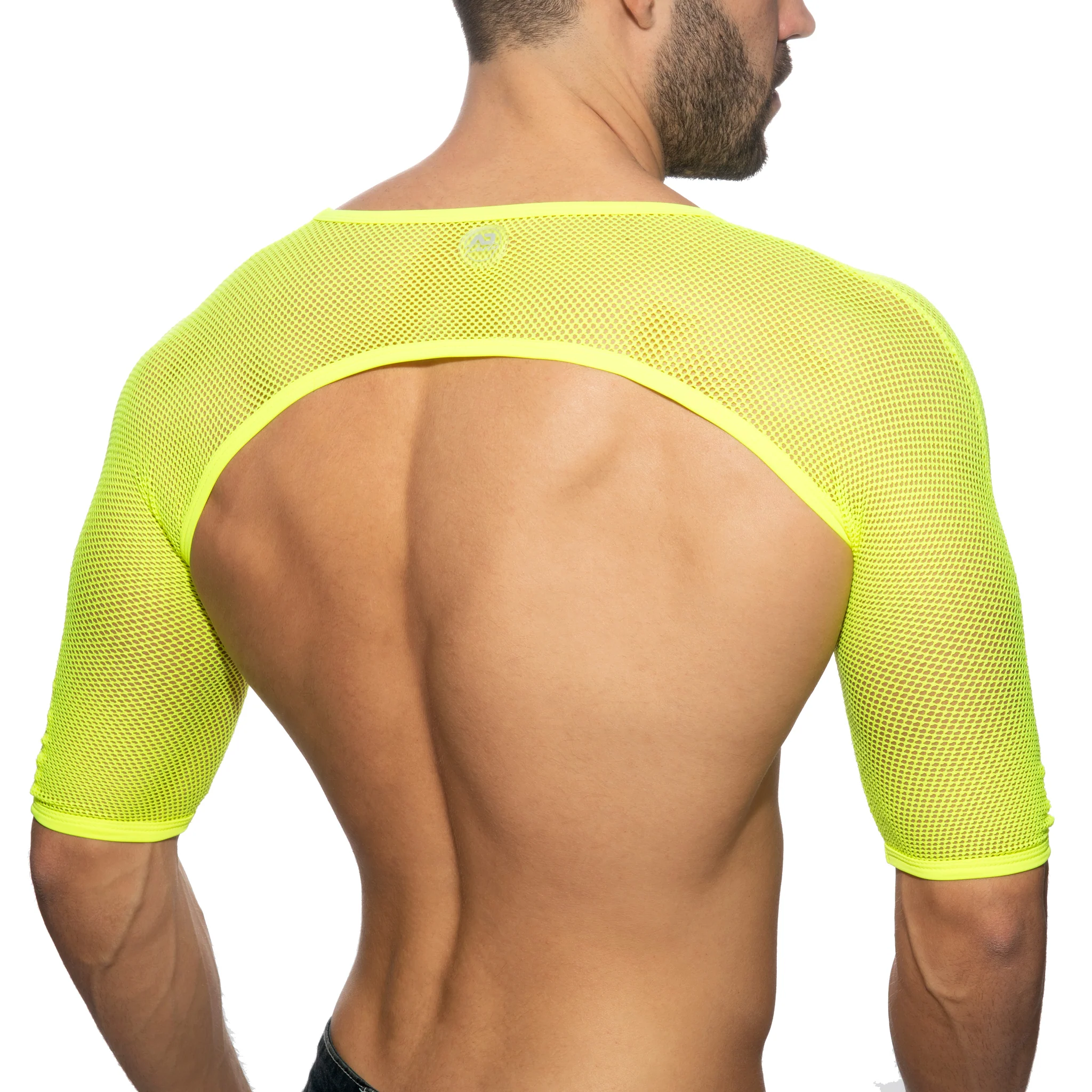 Addicted Shoulder Top Neon Yellow ADP04 - Image 3