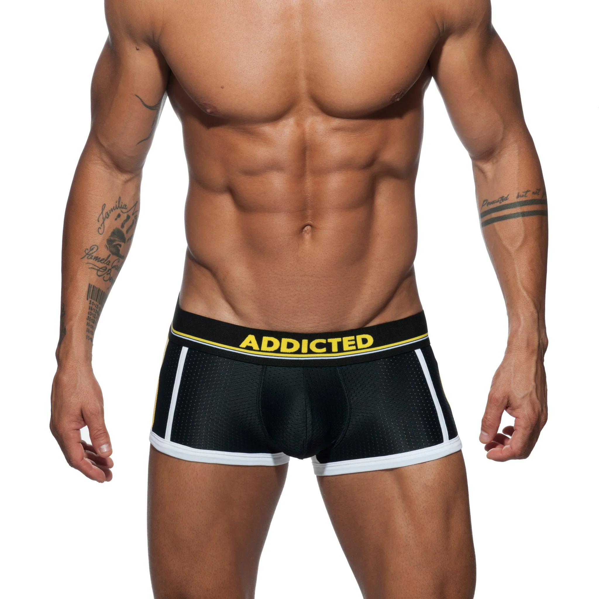Addicted Sport Mesh Trunk Black AD739 - Image 2