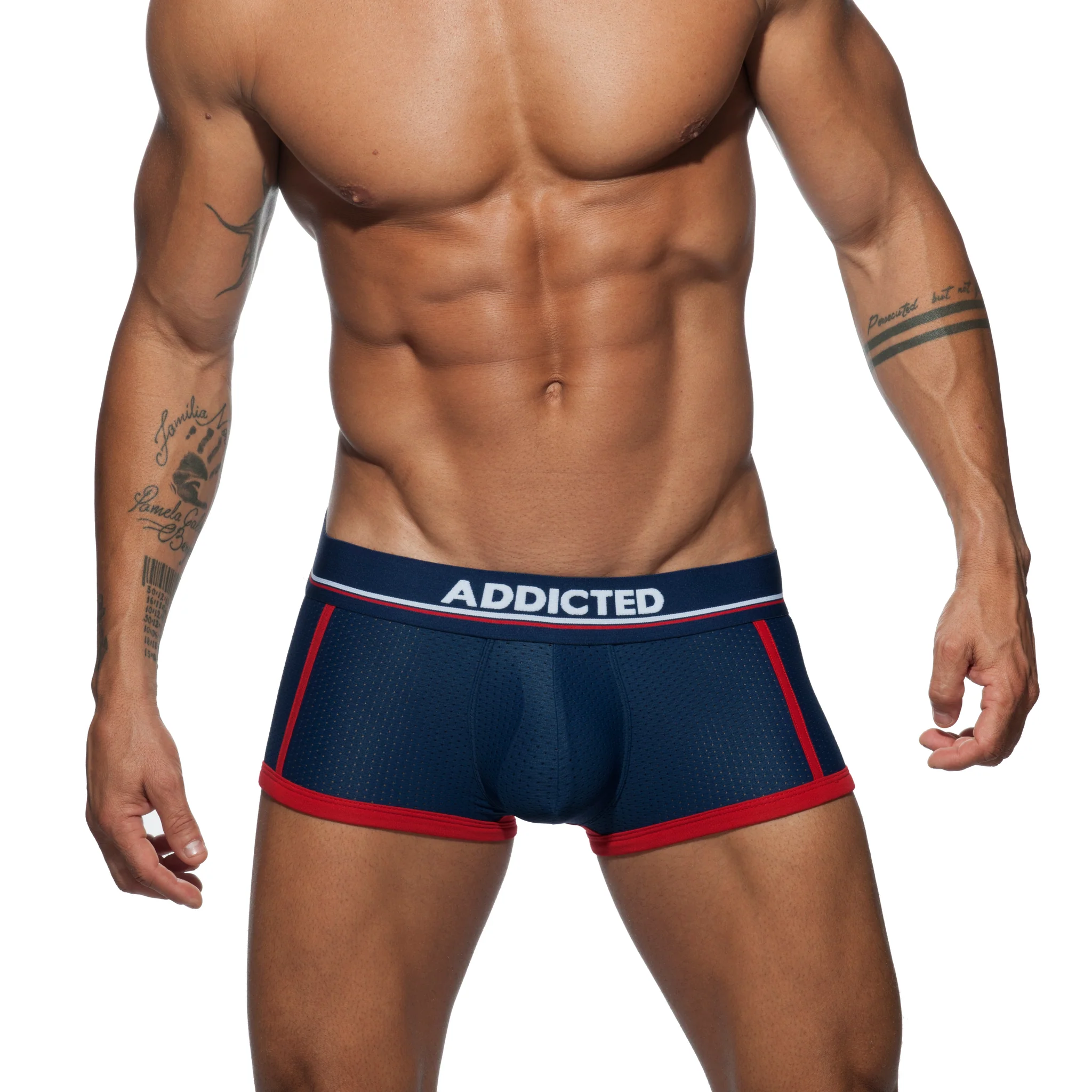 Addicted Sport Mesh Trunk Navy AD739 - Image 2