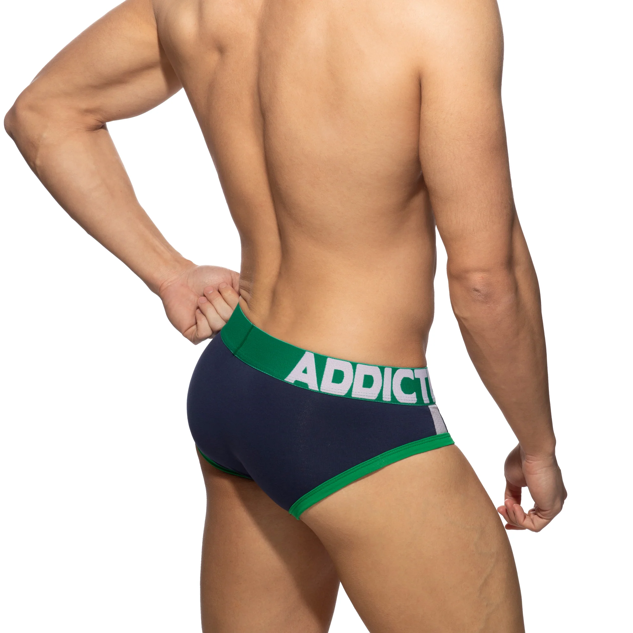 Addicted Sports Padded Brief Navy AD1244 - Image 3