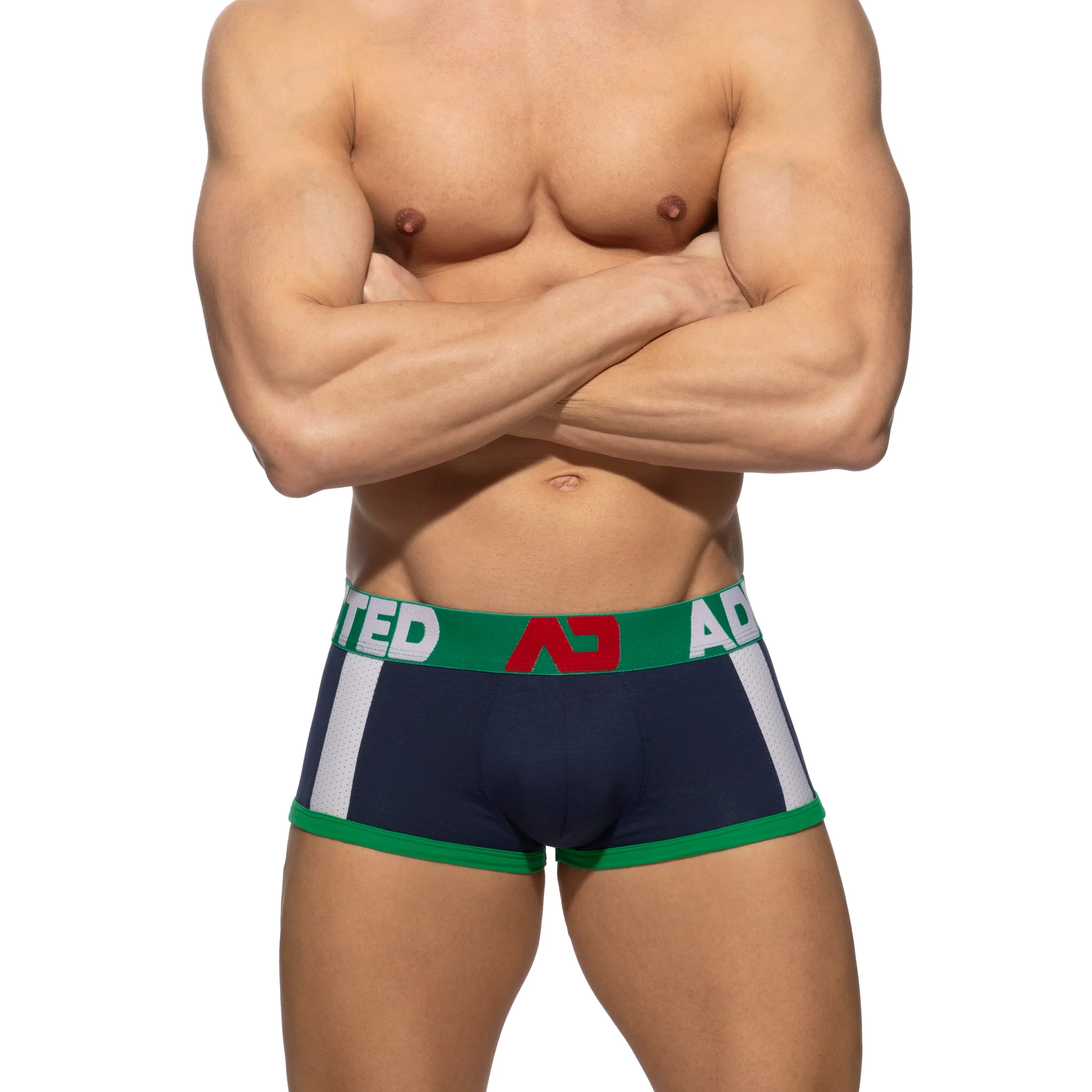 Addicted Sports Padded Trunk Navy AD1245 - Image 2