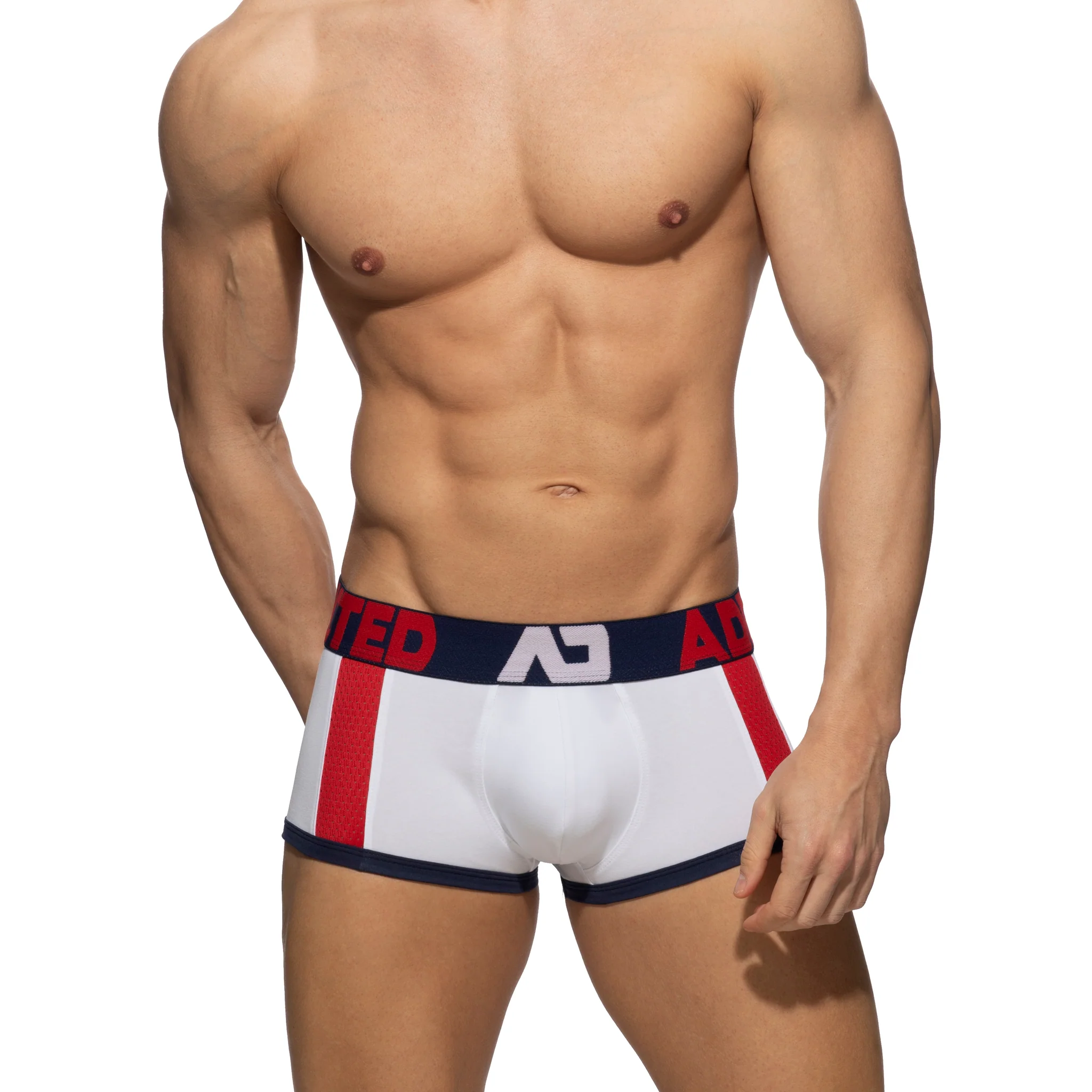 Addicted Sports Padded Trunk White AD1245 - Image 2