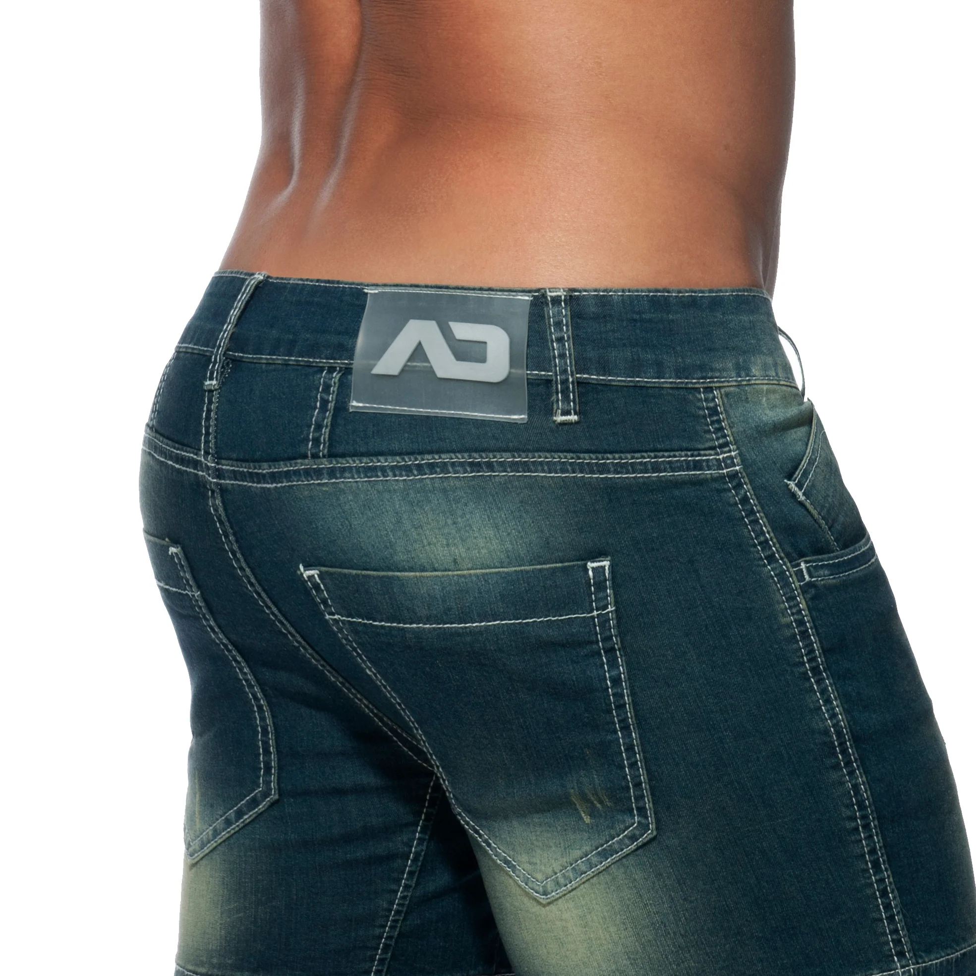 Addicted Squat Jeans Dark Jeans AD803 - Image 4