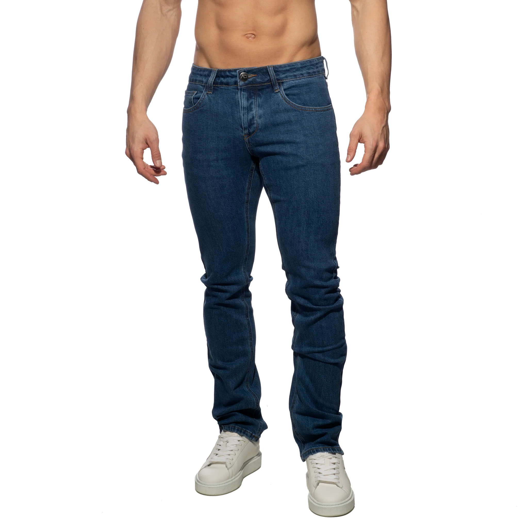 Addicted Straight-Leg Jeans Dark Jeans AD1405 - Image 2