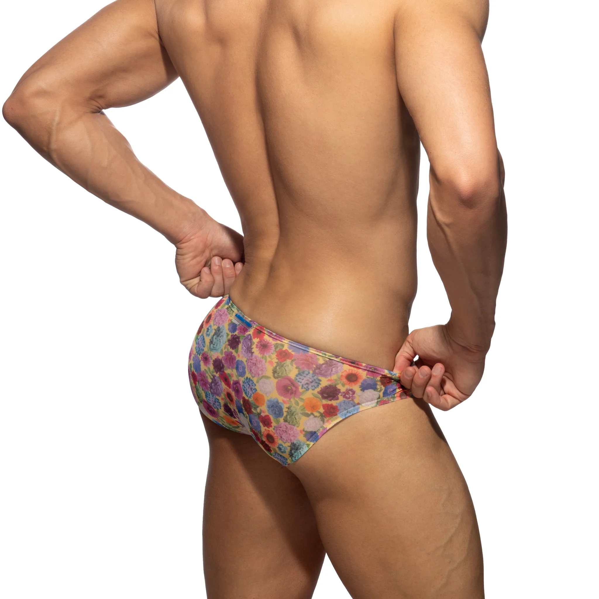 Addicted Summer Garden Bikini Brief Yellow AD1373 - Image 3