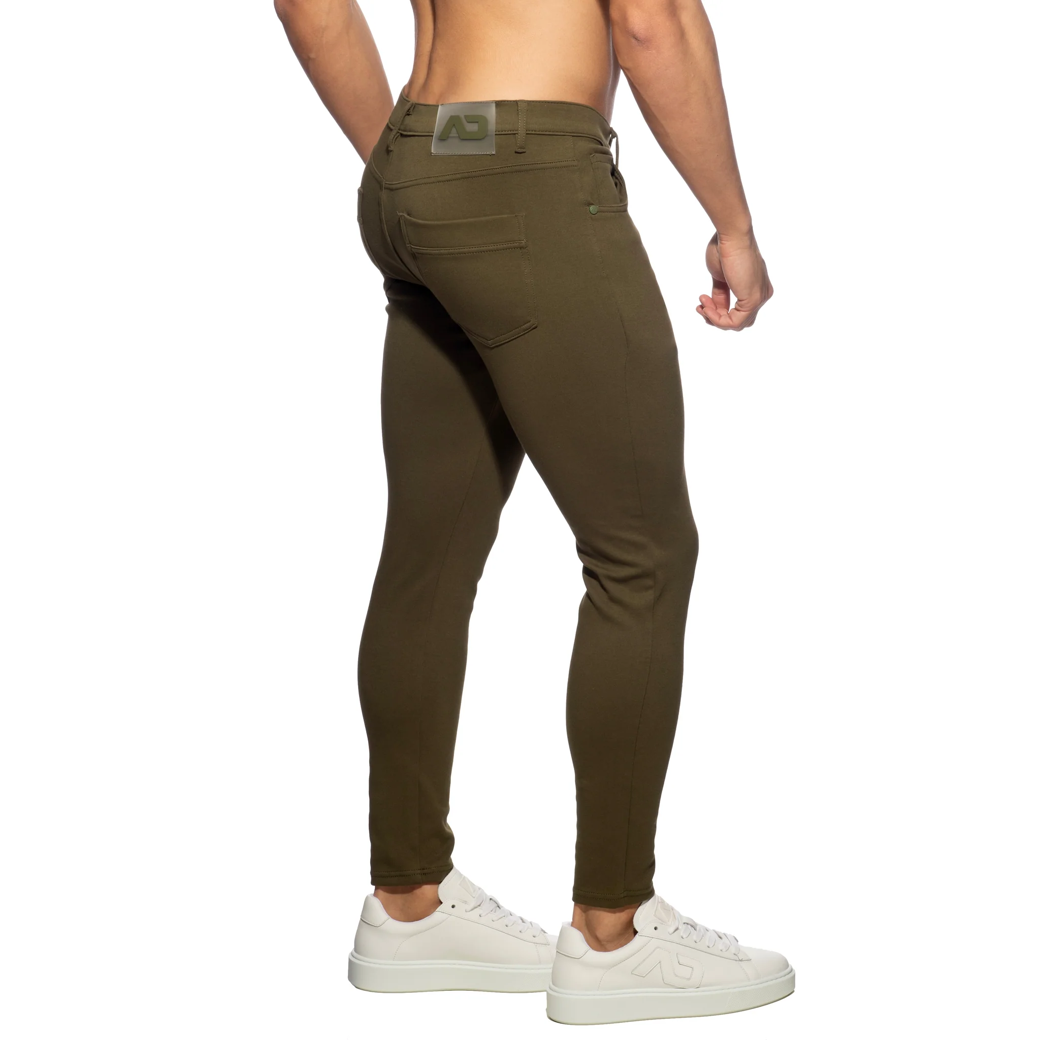 Addicted Svelte Long Pants Khaki AD1336 - Image 3