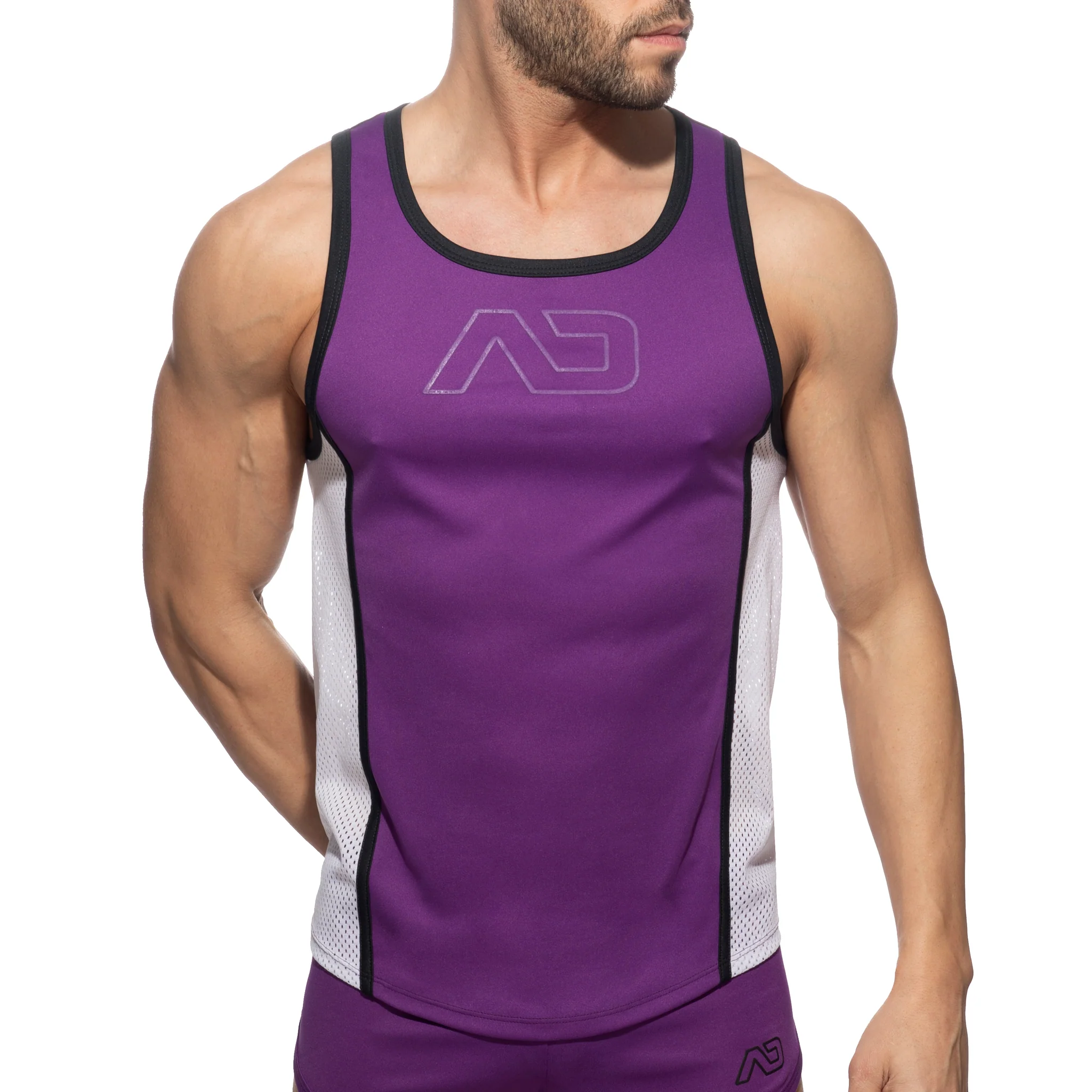 Addicted Swish Tank Top Violet AD1228 - Image 2