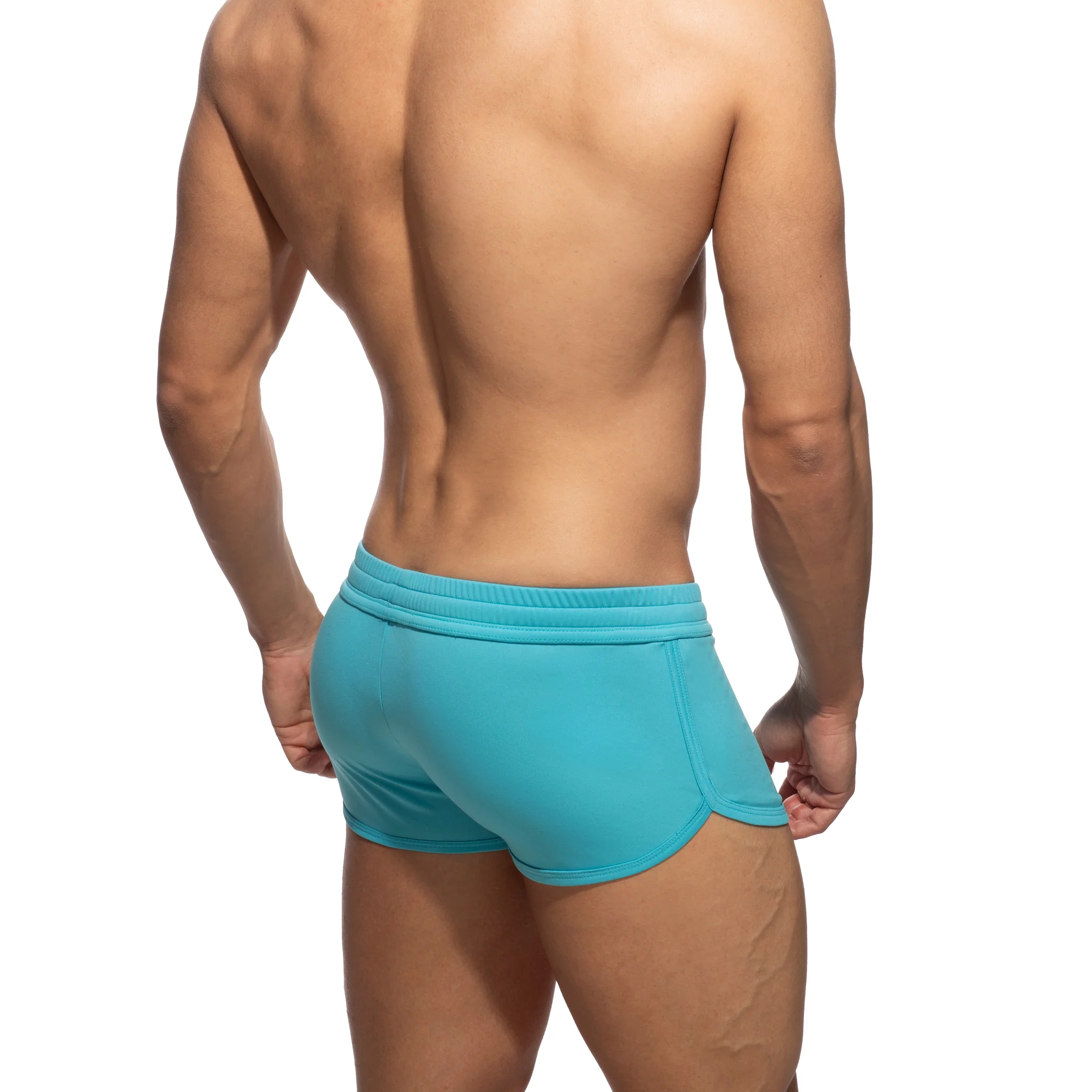 Addicted Swoosh Short Shorts Turquoise AD1229 - Image 3