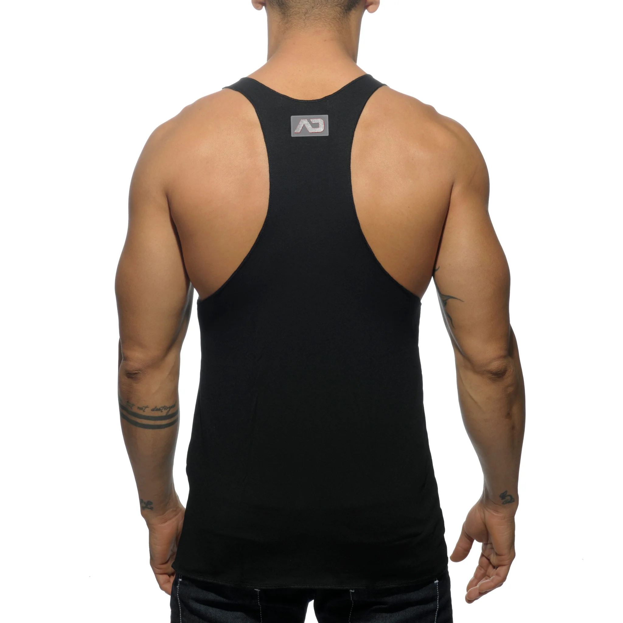 Addicted Tank Back Printed Black AD340 - Image 3