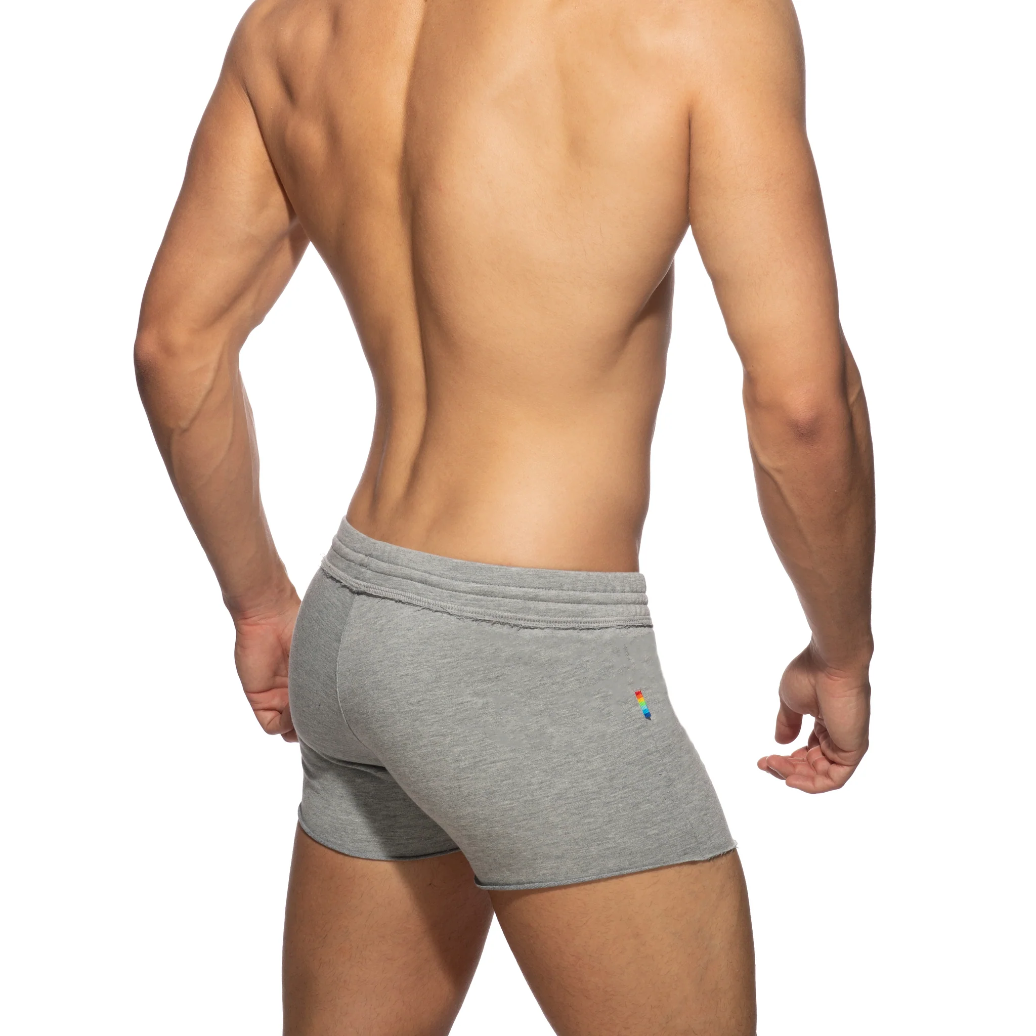 Addicted Trendy Short Heather Grey AD1003 - Image 3
