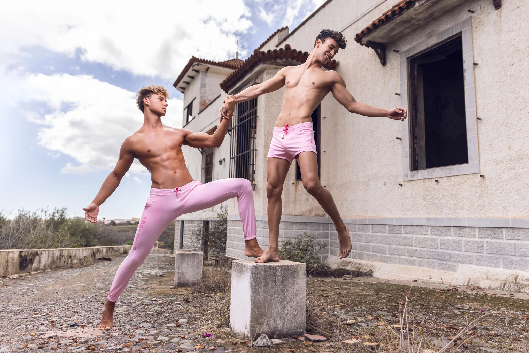 Addicted Trendy Short Pink AD1003 - Image 5
