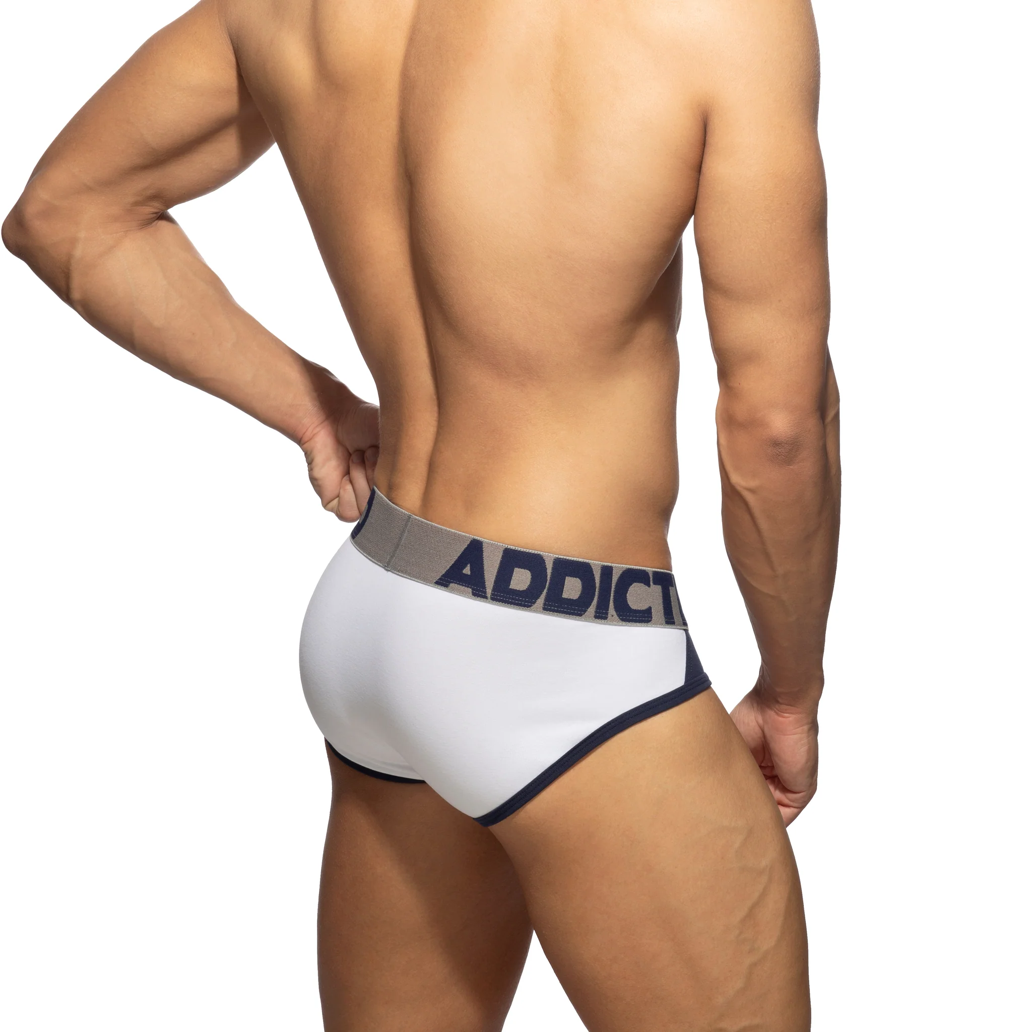 Addicted Trey Brief White AD1305 - Image 3