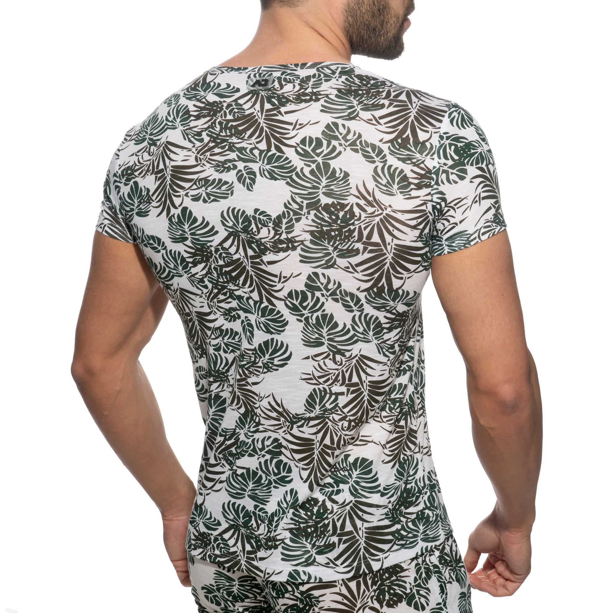 Addicted Tropicana T-Shirt Khaki AD1262 - Image 3