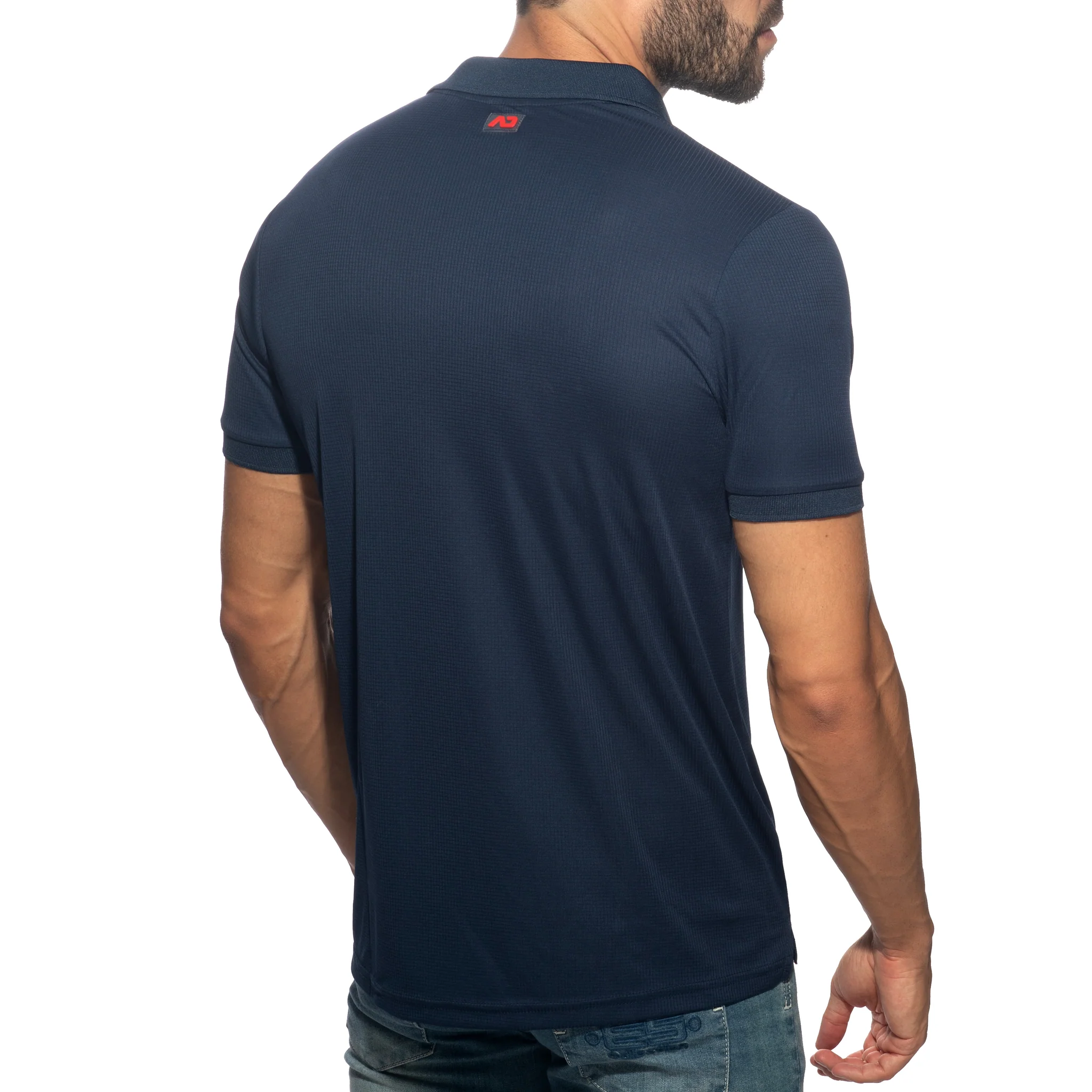 Addicted Veloz Dry Polo Shirt Navy AD1375 - Image 3